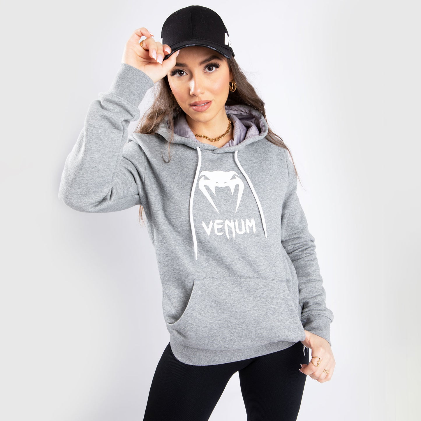 Venum Classic Hoodie - For Women - Light Heather Grey