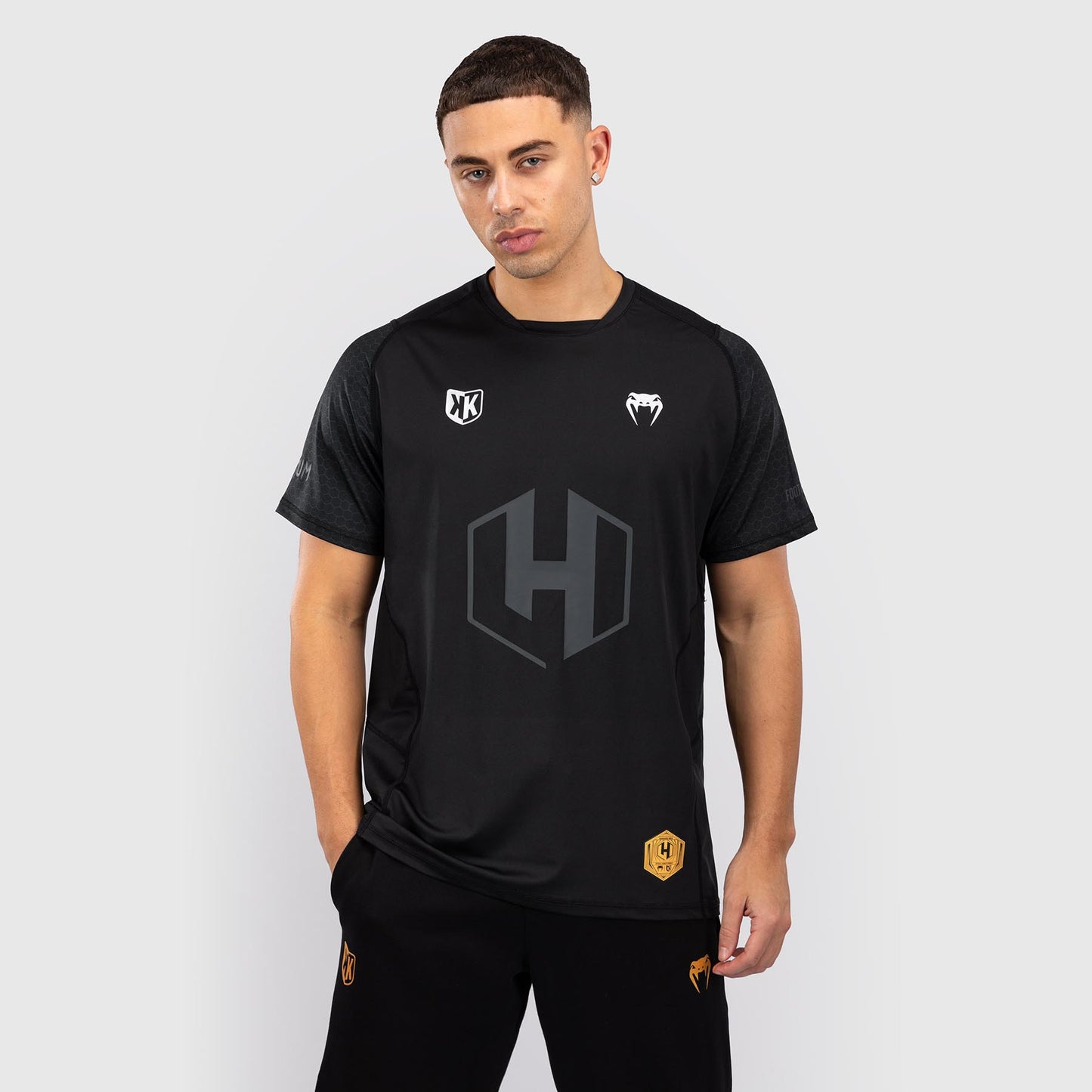 Foot Korner x Venum Hexagon MMA T-shirt - Black/Silver