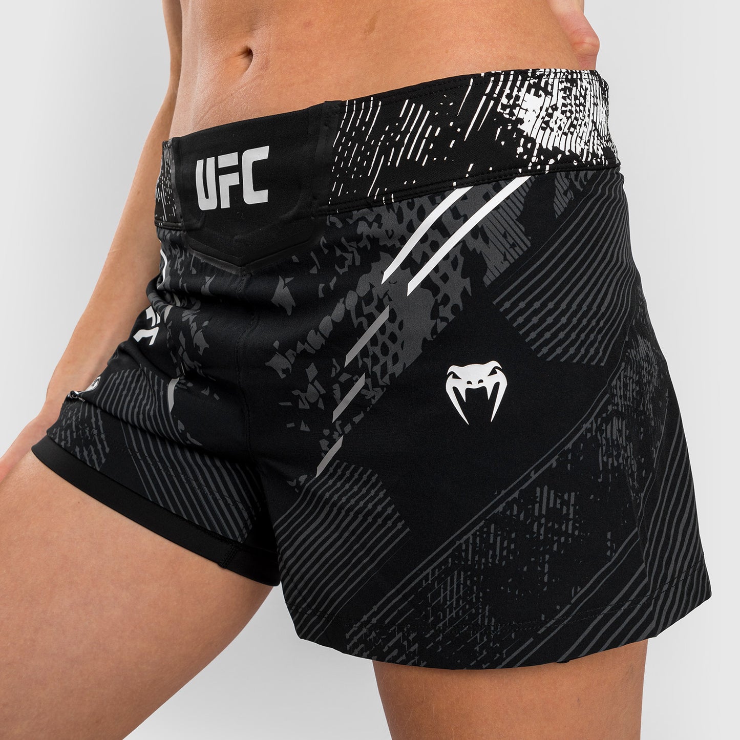 UFC Adrenaline by Venum Authentic Fight Night Women’s Fight Short - Black