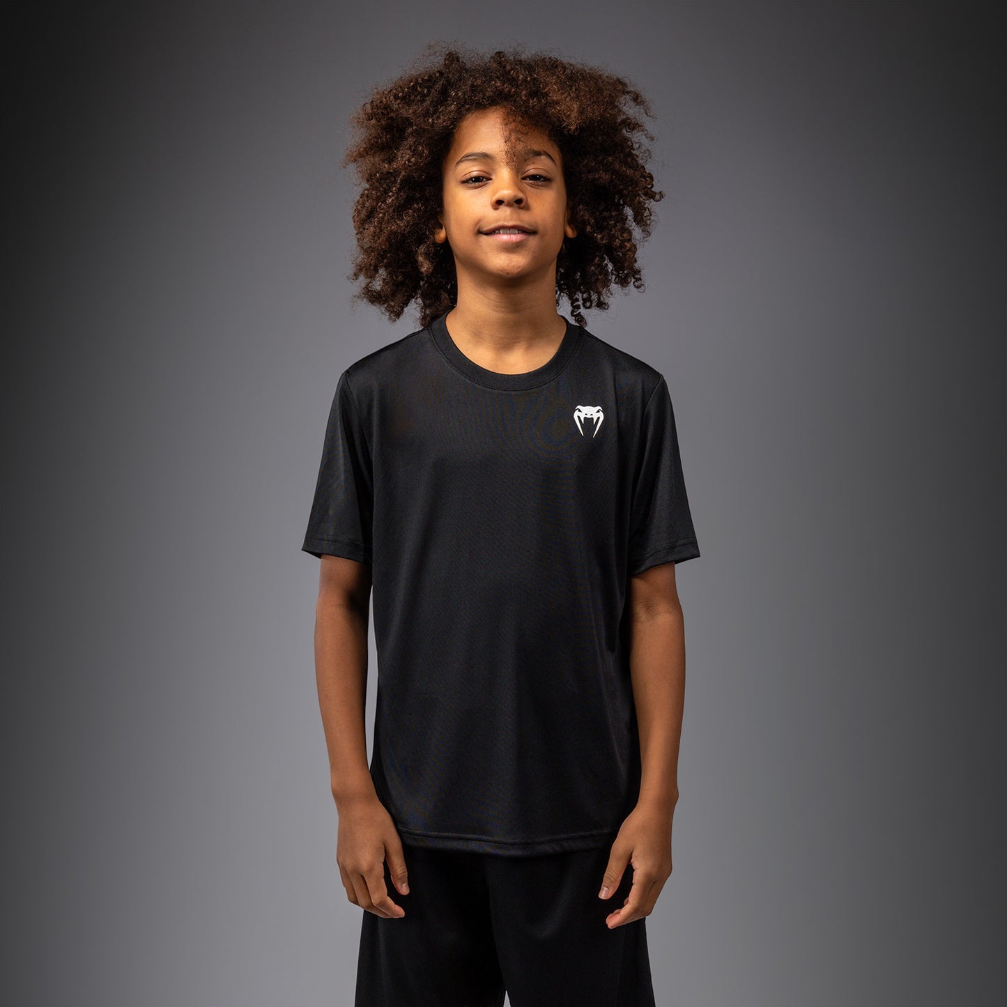 Venum Lineup Youth Performance Short Sleeve T-Shirt - Black/White