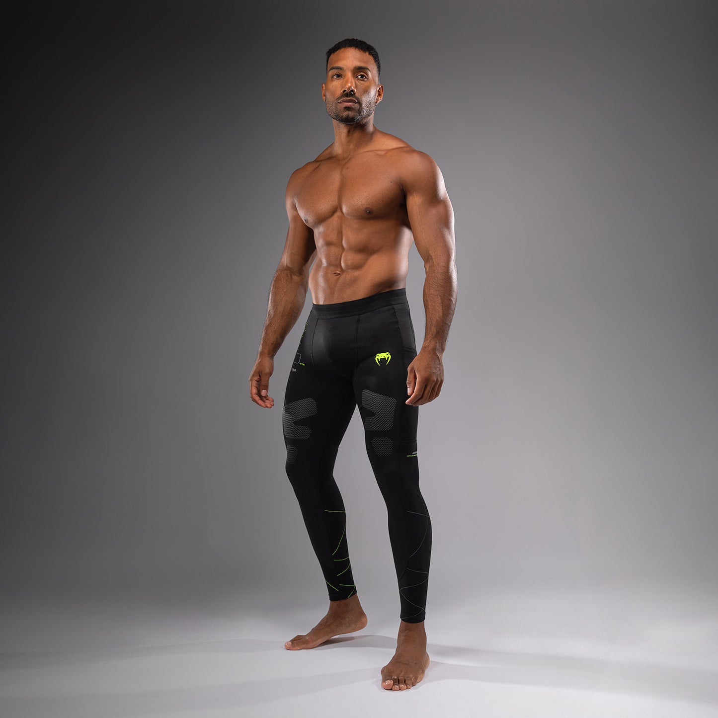 Venum Training Camp 4.0 Spats - Black/Neon Green