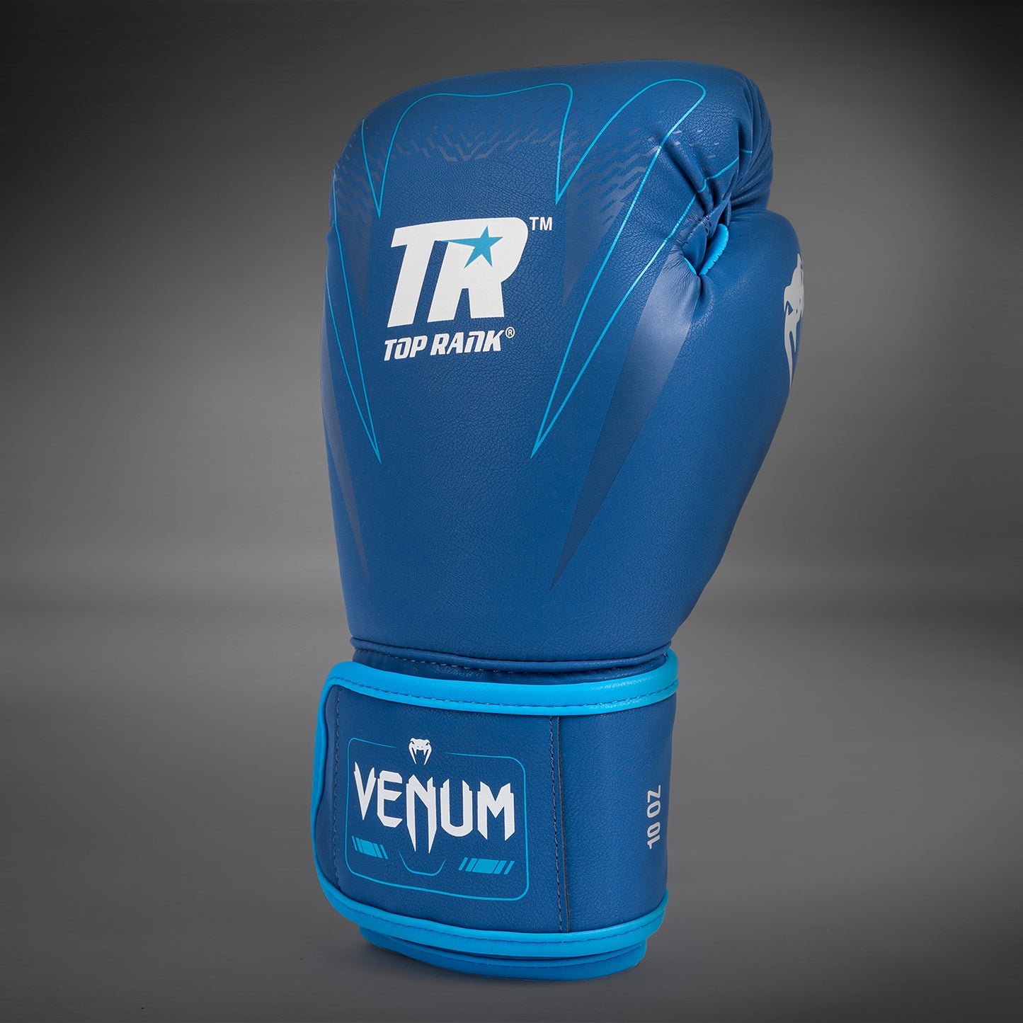 Venum x Top Rank Original Impact Boxing Gloves - Navy Blue