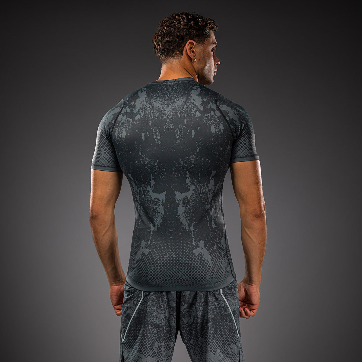 Venum x Batman Short Sleeve Rashguard - Grey
