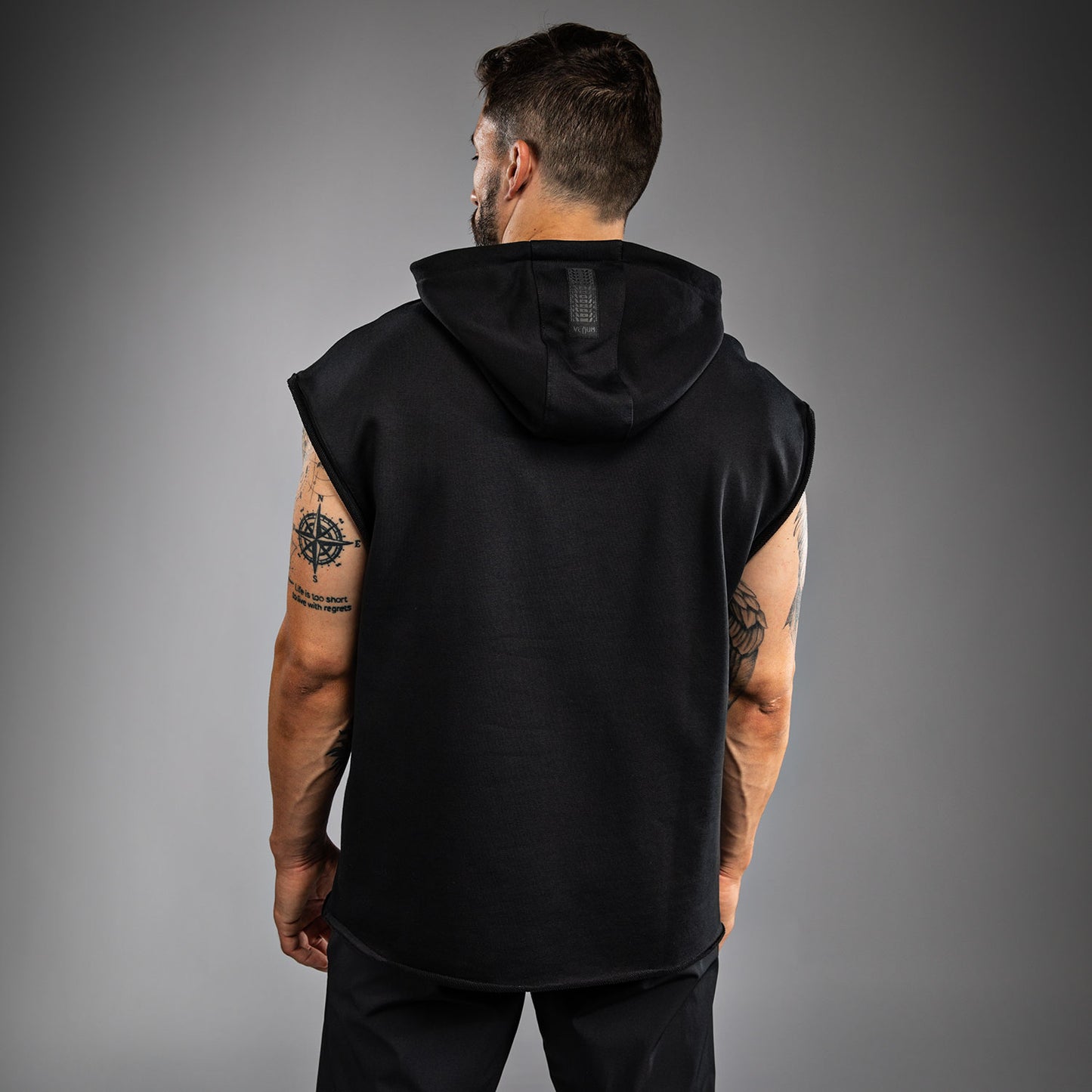 Venum Boxing VT Sleeveless Hoodie - Black/White