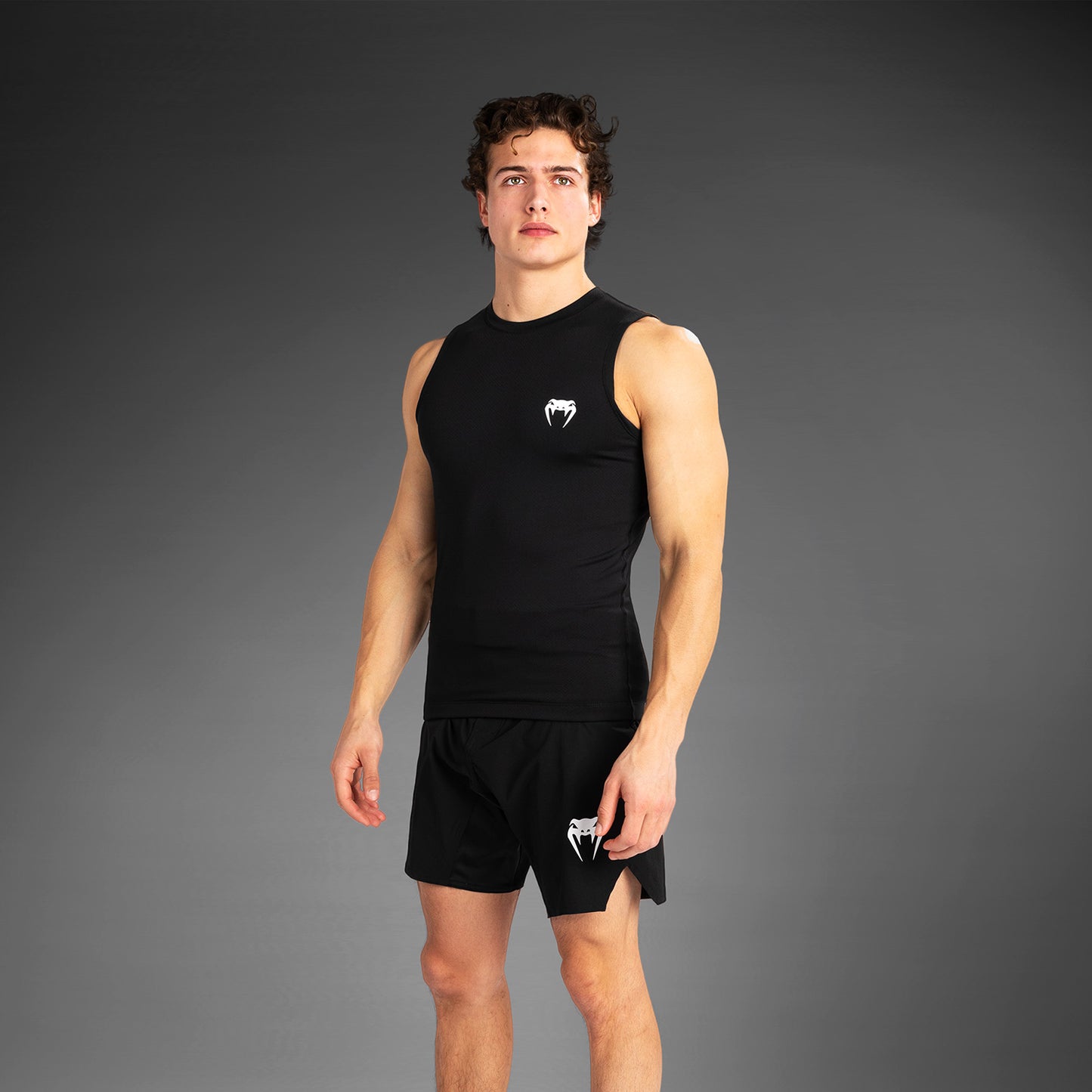 Venum Contender Men’s Sleeveless Rashguard - Black/White