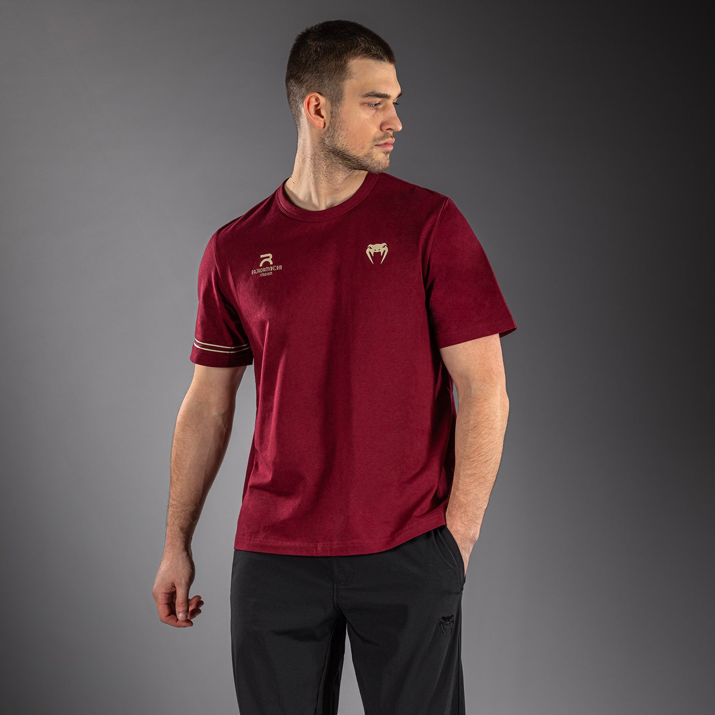 Venum x Rajadamnern T-Shirt - Burgundy