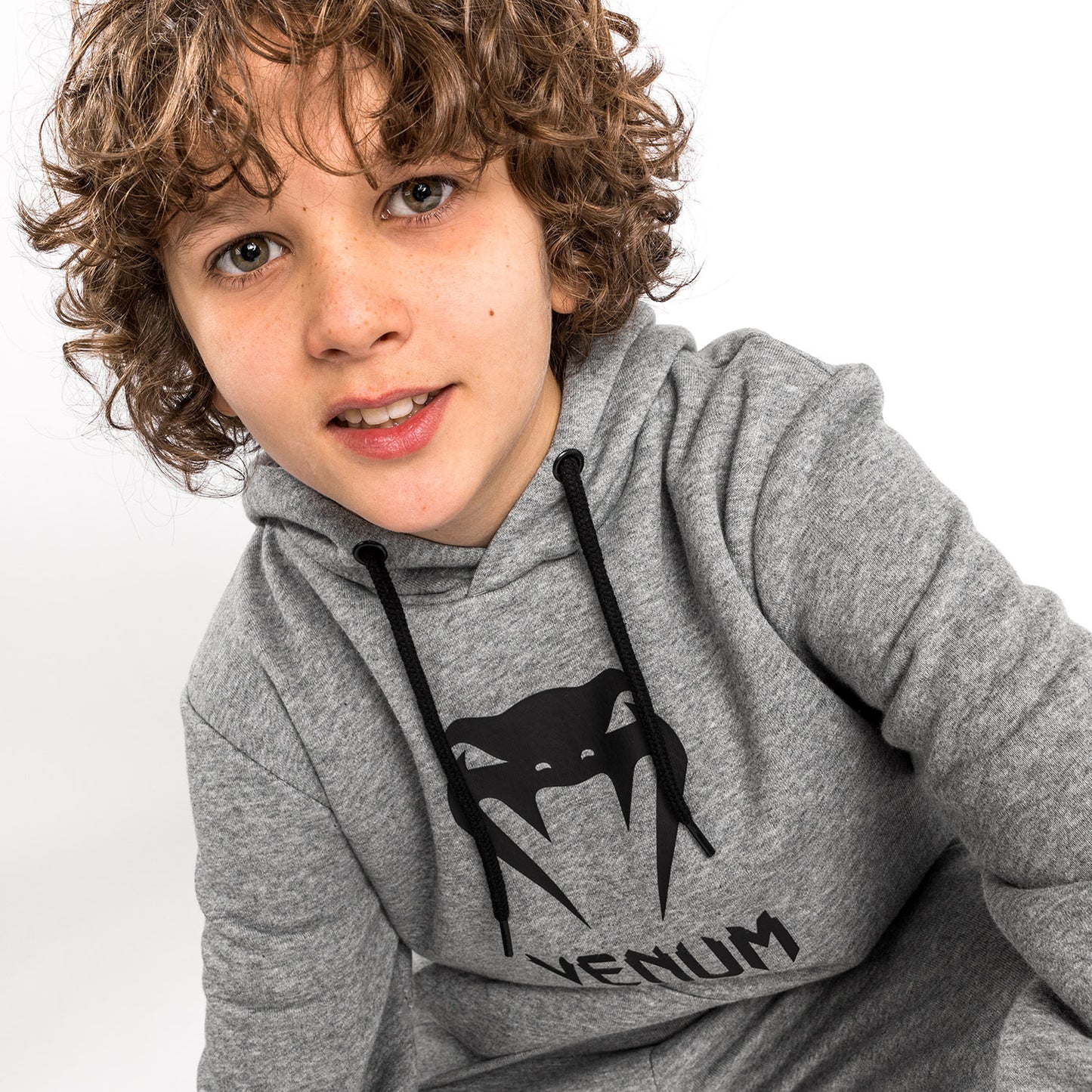 Venum Classic Hoodie - For Kids - Light Heather Grey