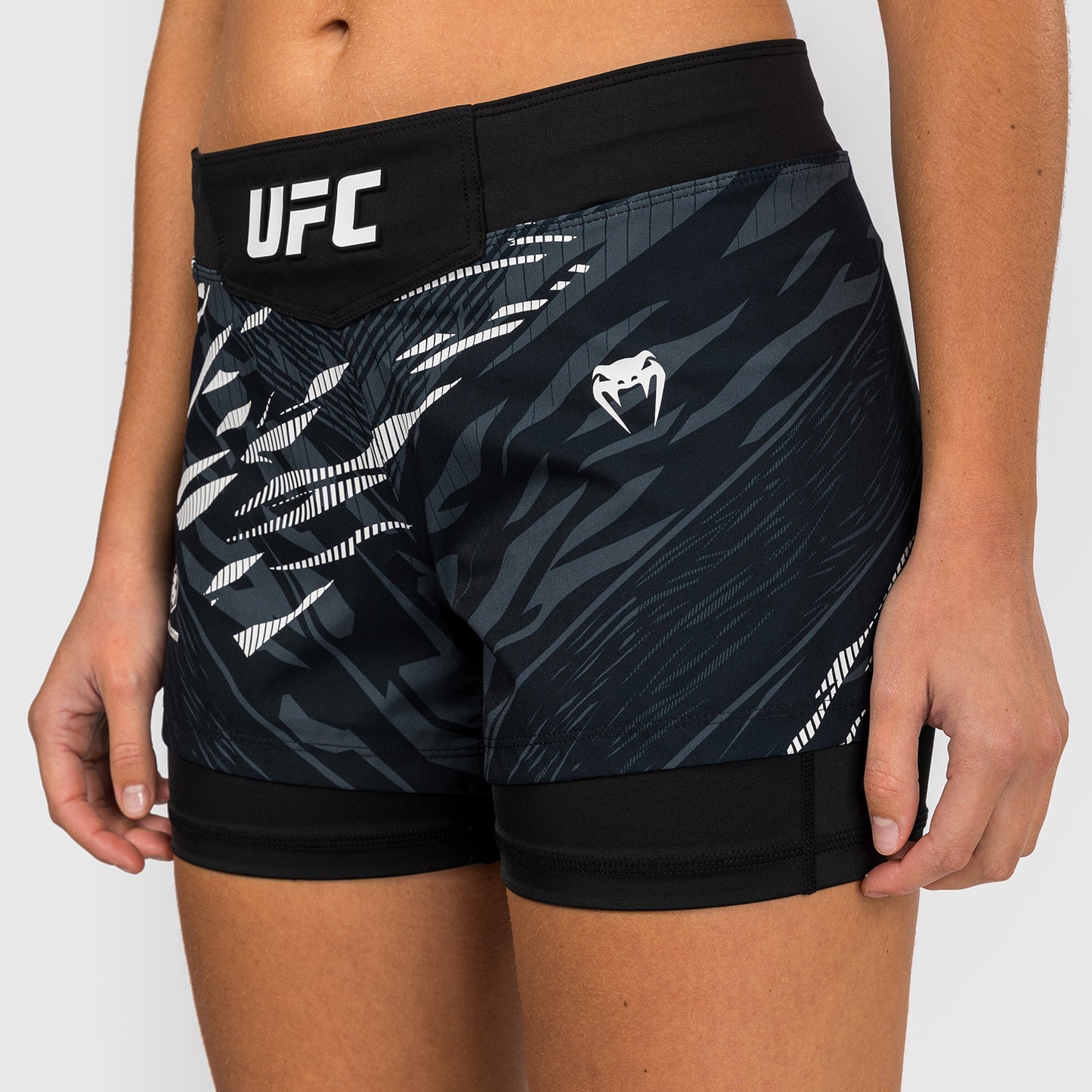UFC Fusion by Venum Personalized Authentic Fight Night Women's Fight Short - Black