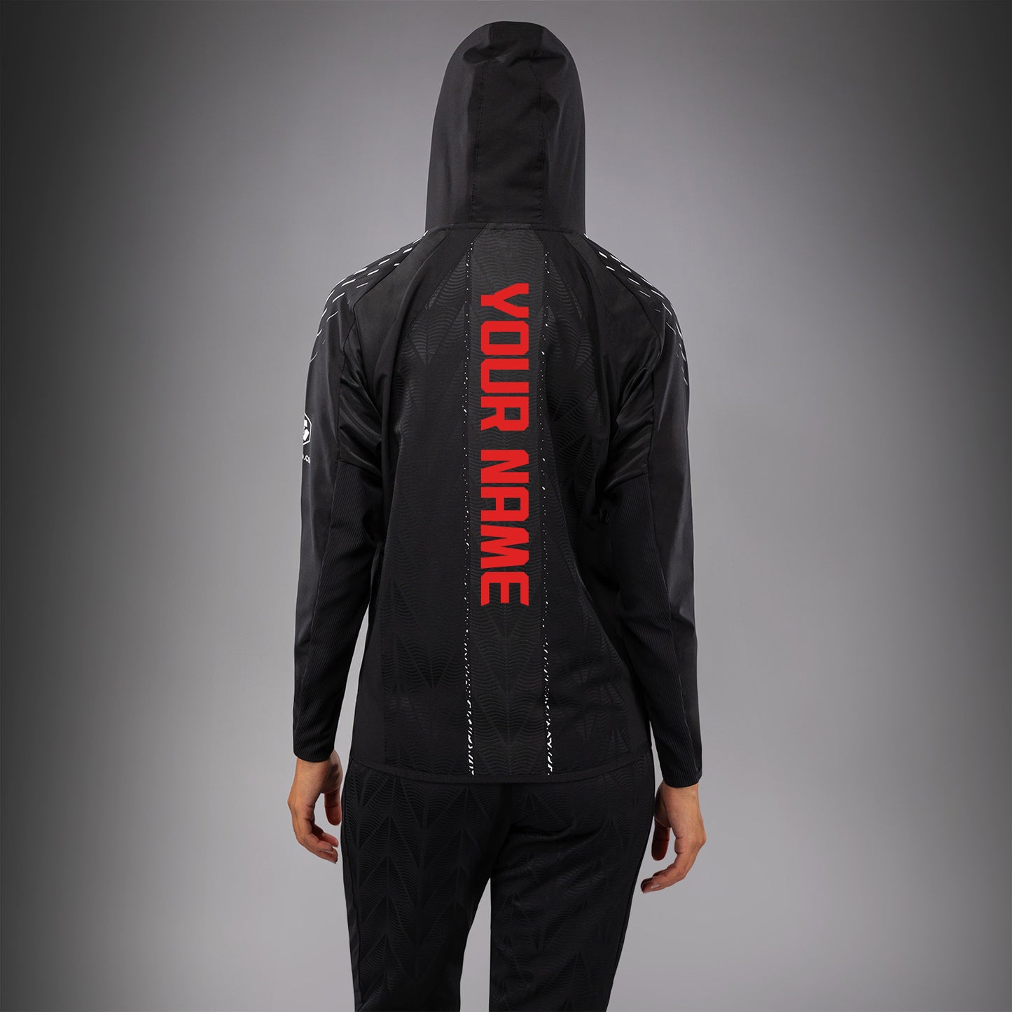 Women's UFC Zenith by Venum Black Authentic Fight Night Walkout Hoodie Personalized