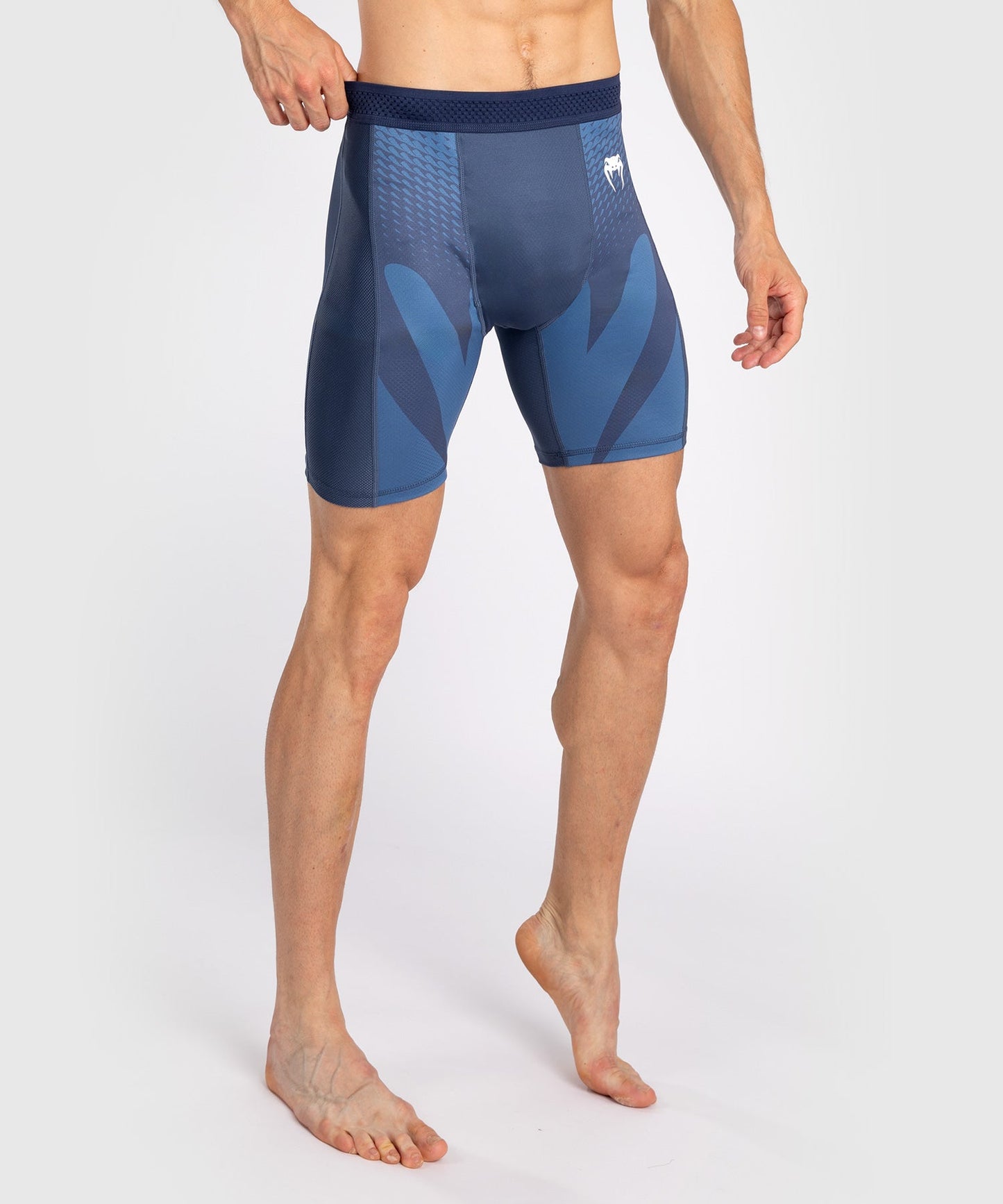 Venum Attack Men's Vale Tudo Short - Navy Blue