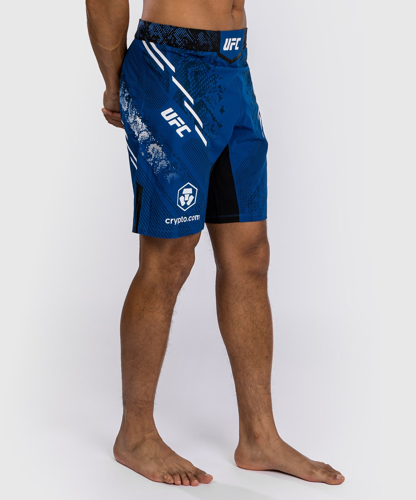 UFC Adrenaline by Venum Personalized Authentic Fight Night Men's Fight Short - Long Fit - Blue