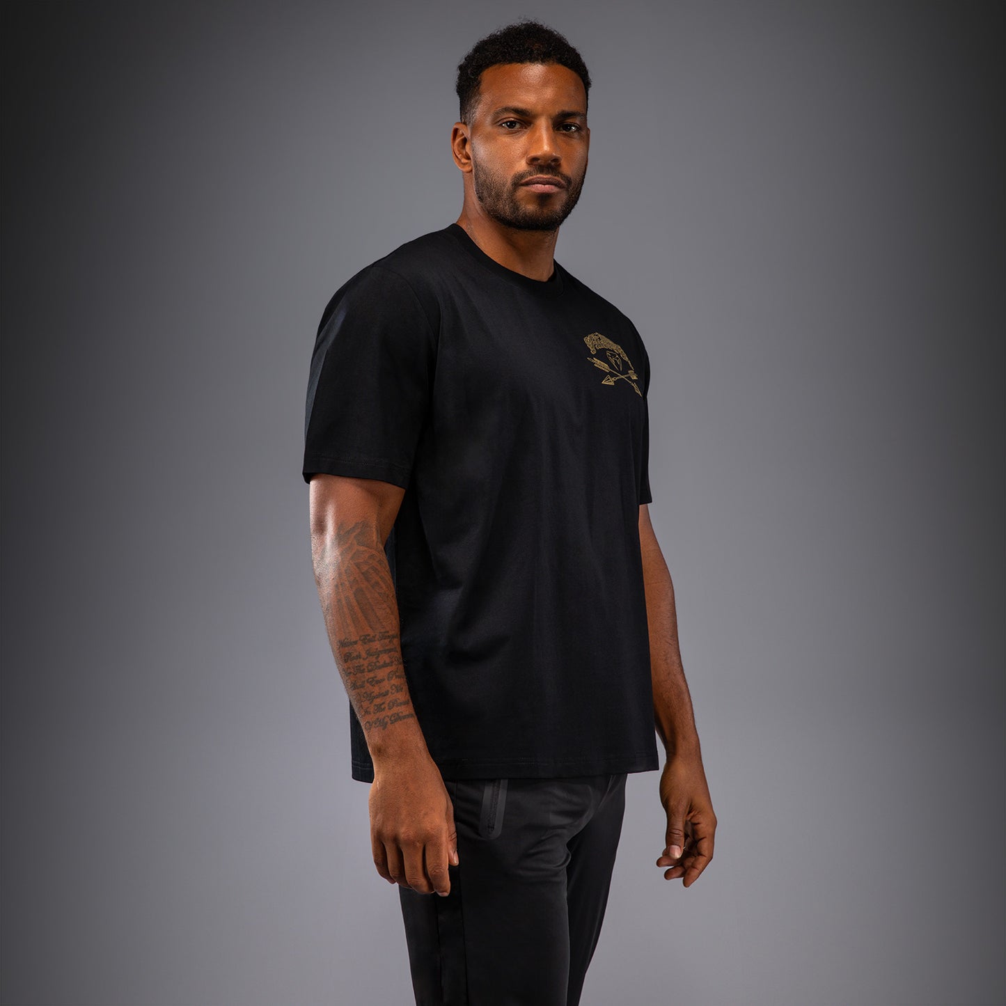 Venum Wolf Atak T-Shirt - Black/Grey