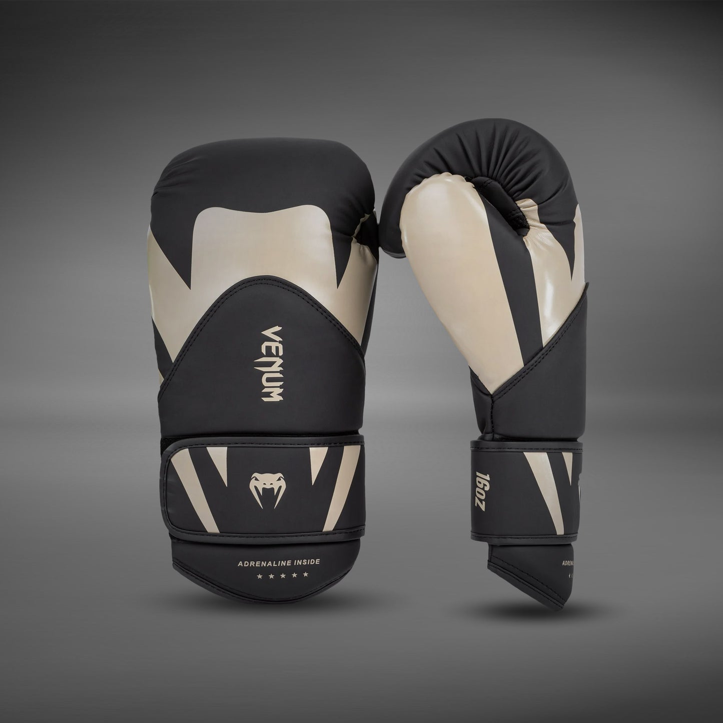 Venum Challenger 4.0 Boxing Gloves - Black/Beige