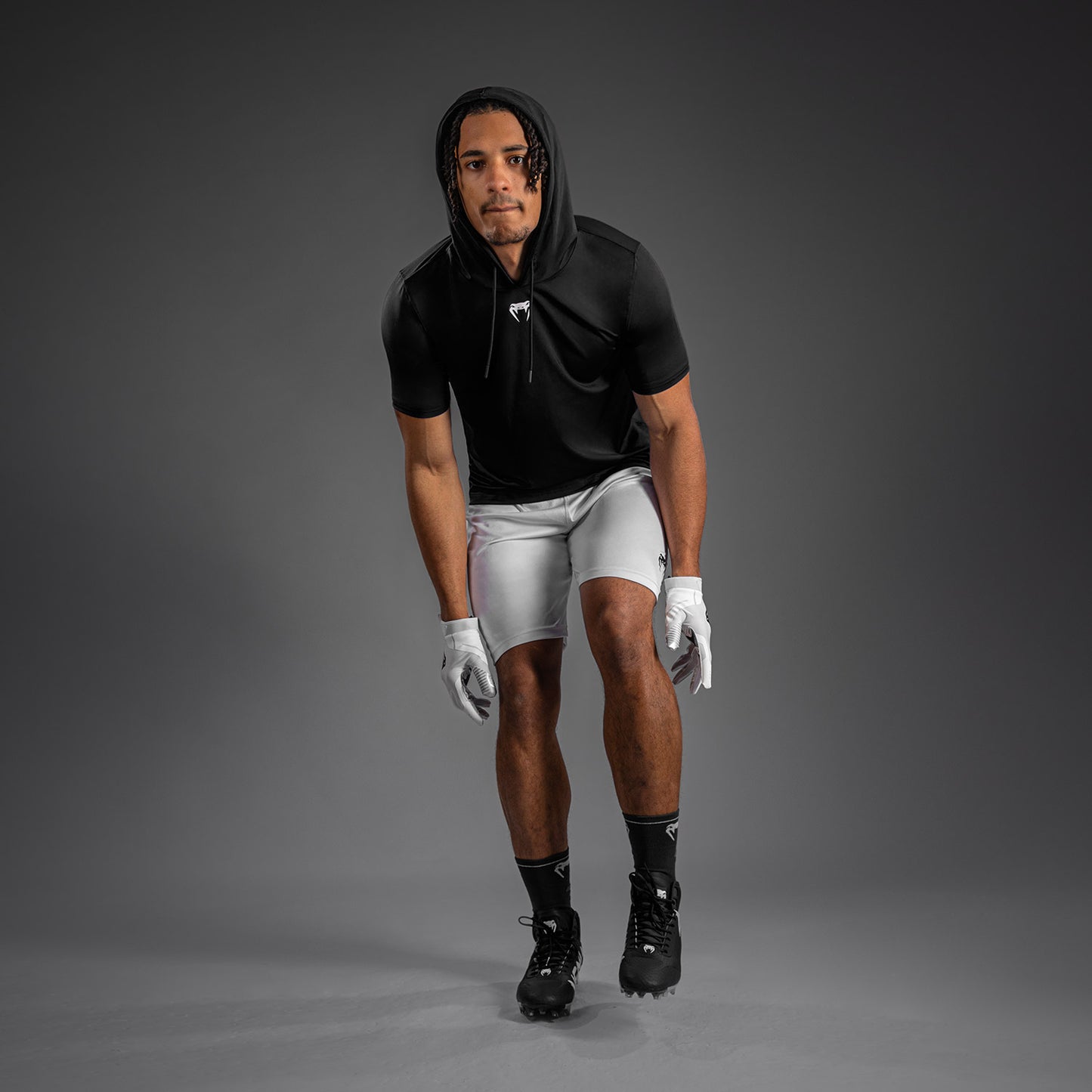 Venum Elite Short Sleeve Dry-Tech Hoodie - Black