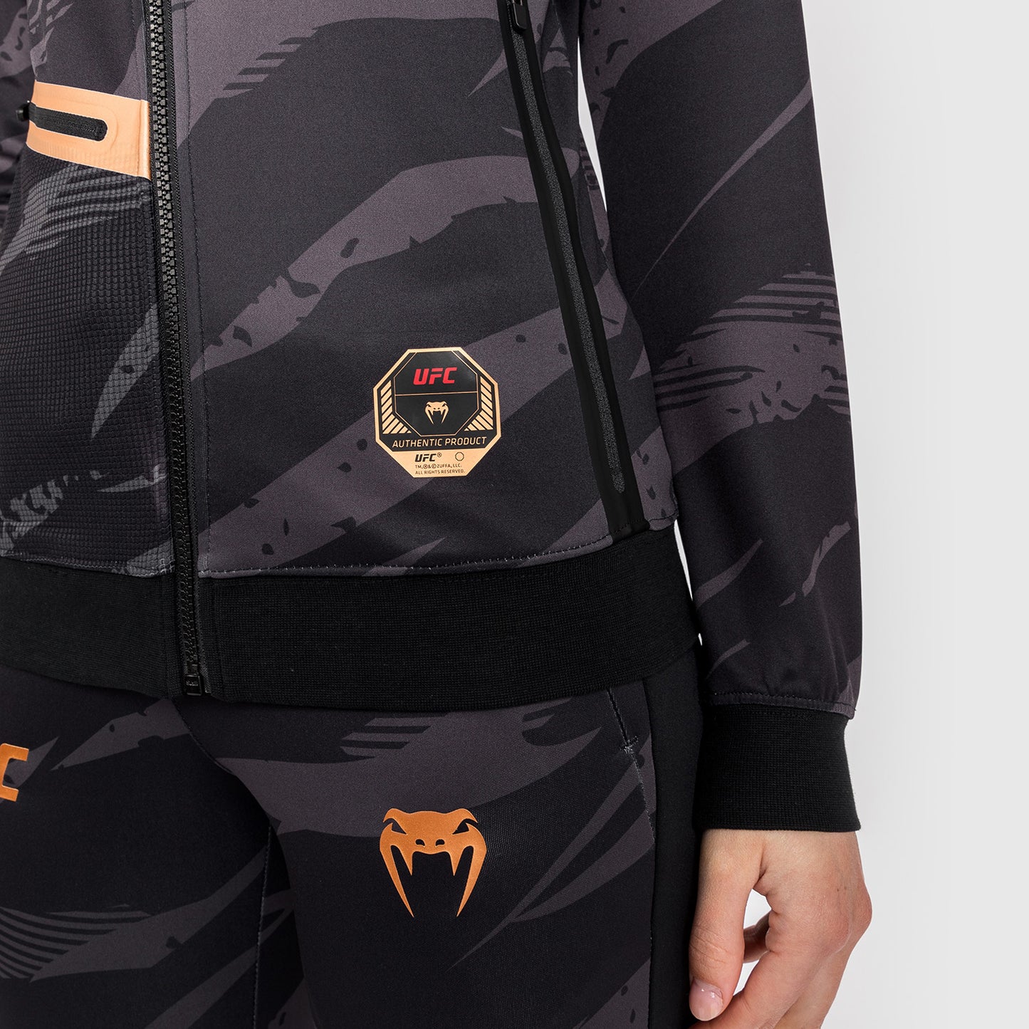 UFC Adrenaline by Venum Fight Week Women’s Zip Hoodie - Urban Camo