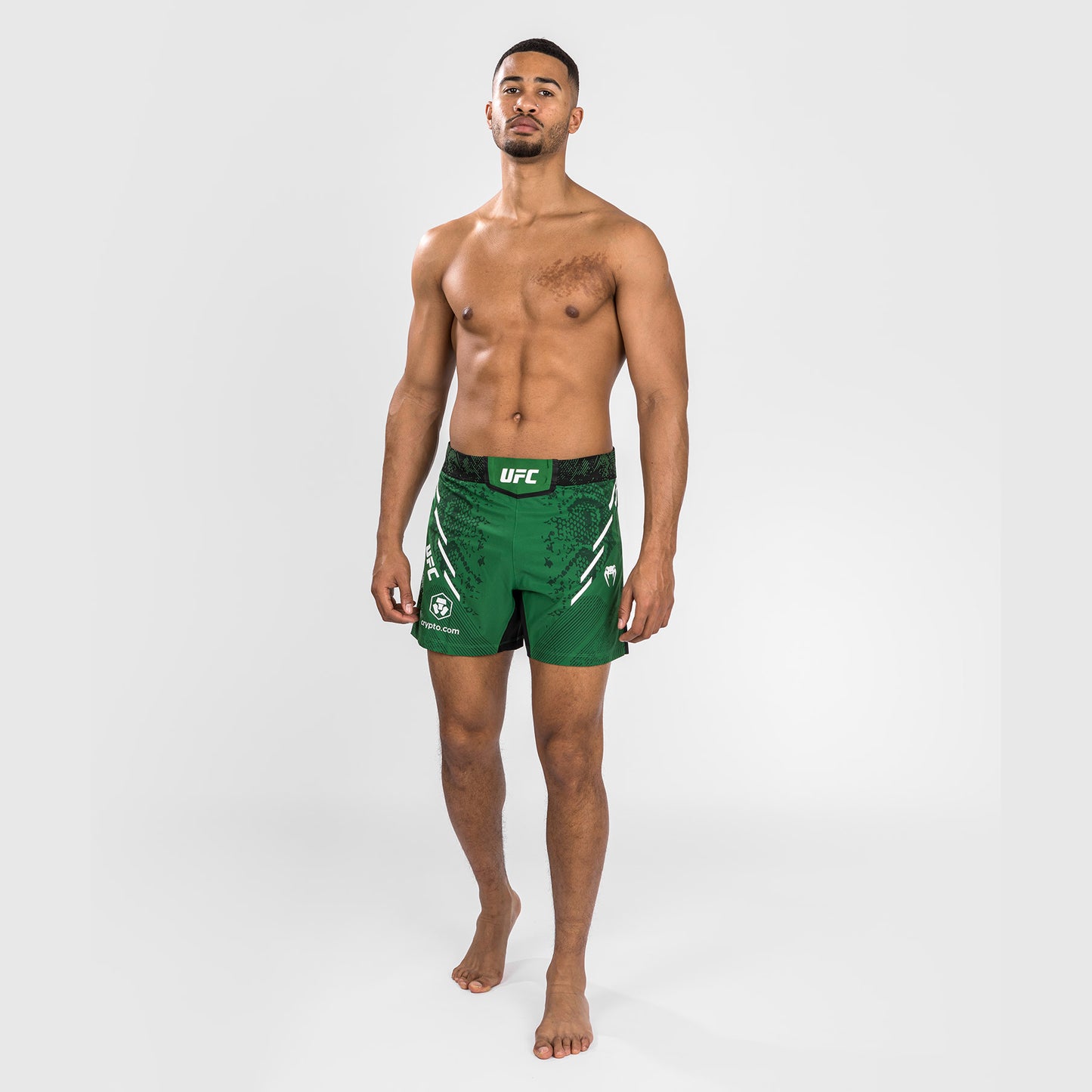 UFC Adrenaline by Venum Personalized Authentic Fight Night Men's Fight Short - Short Fit - Green