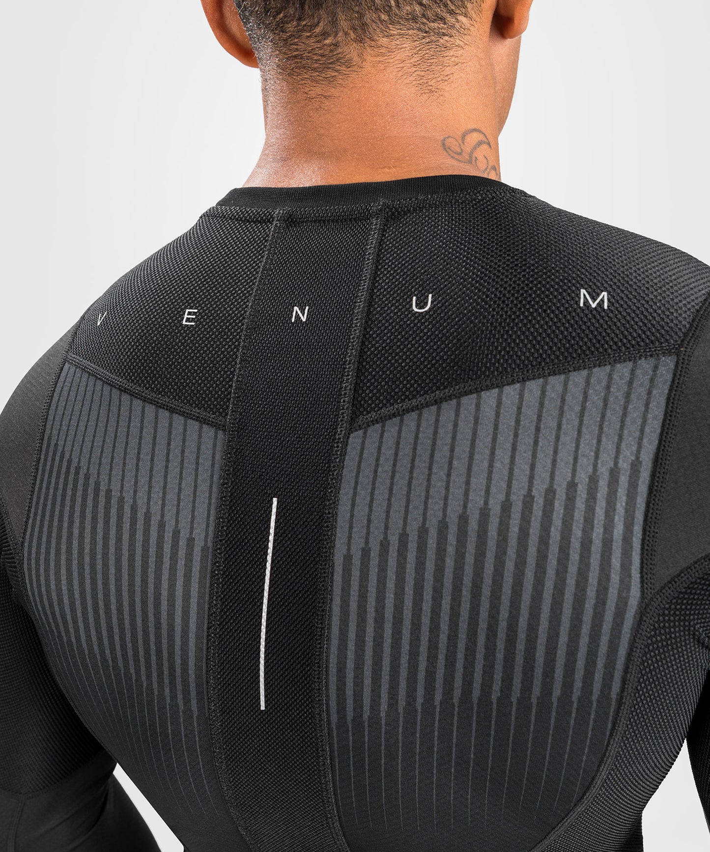 Venum Biomecha Rashguard Long Sleeves - Black/Grey