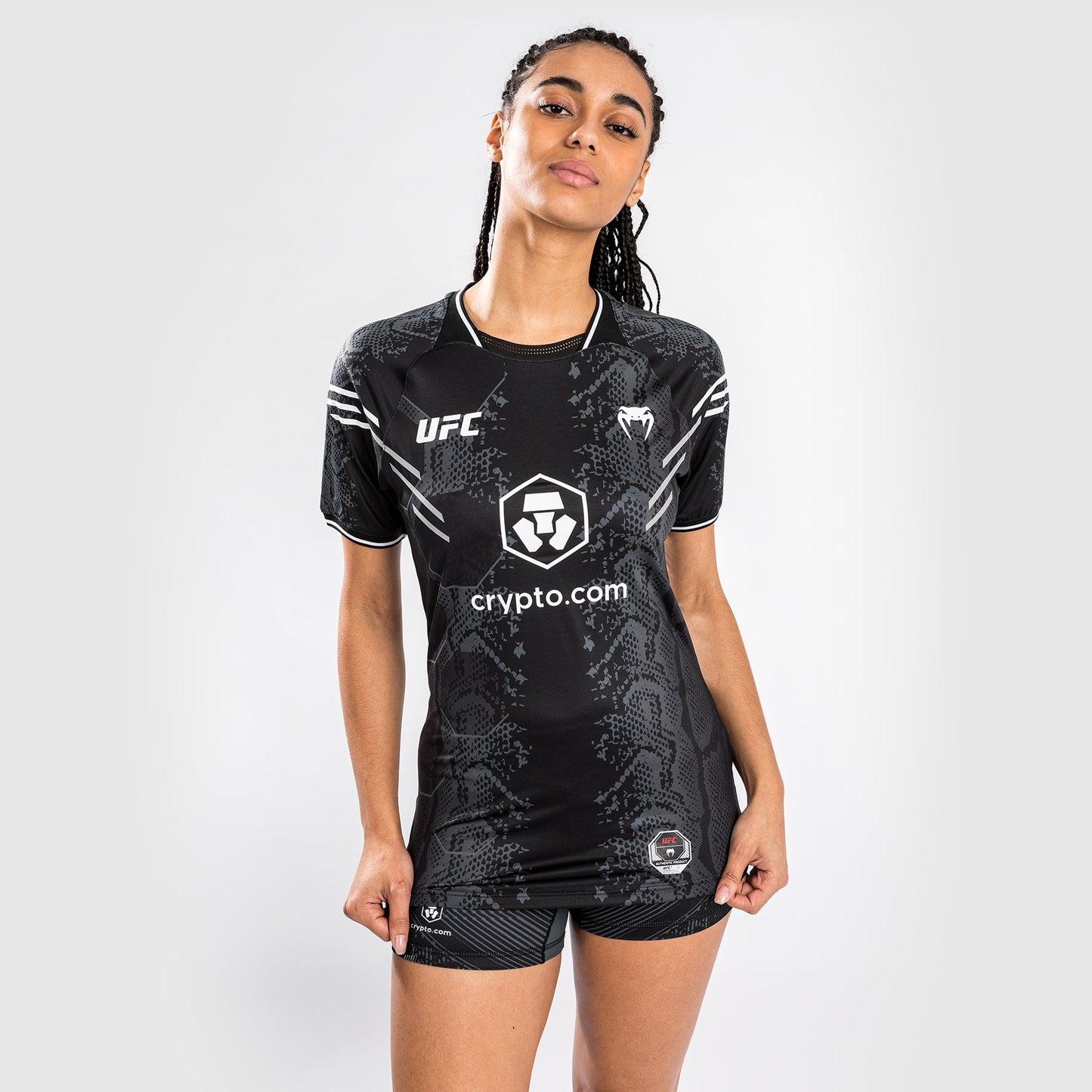 UFC Adrenaline by Venum Authentic Fight Night Women’s Walkout Jersey - Black