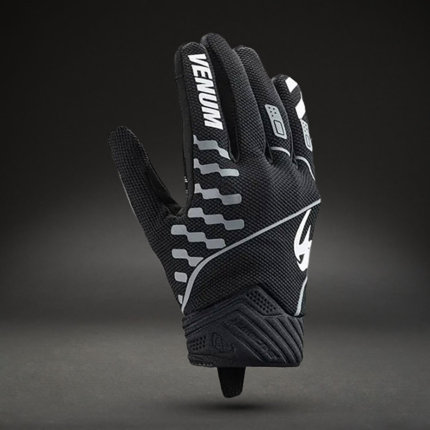 Venum x Ixon Hurry Motorcycle Glove – Black/White/Anthracite