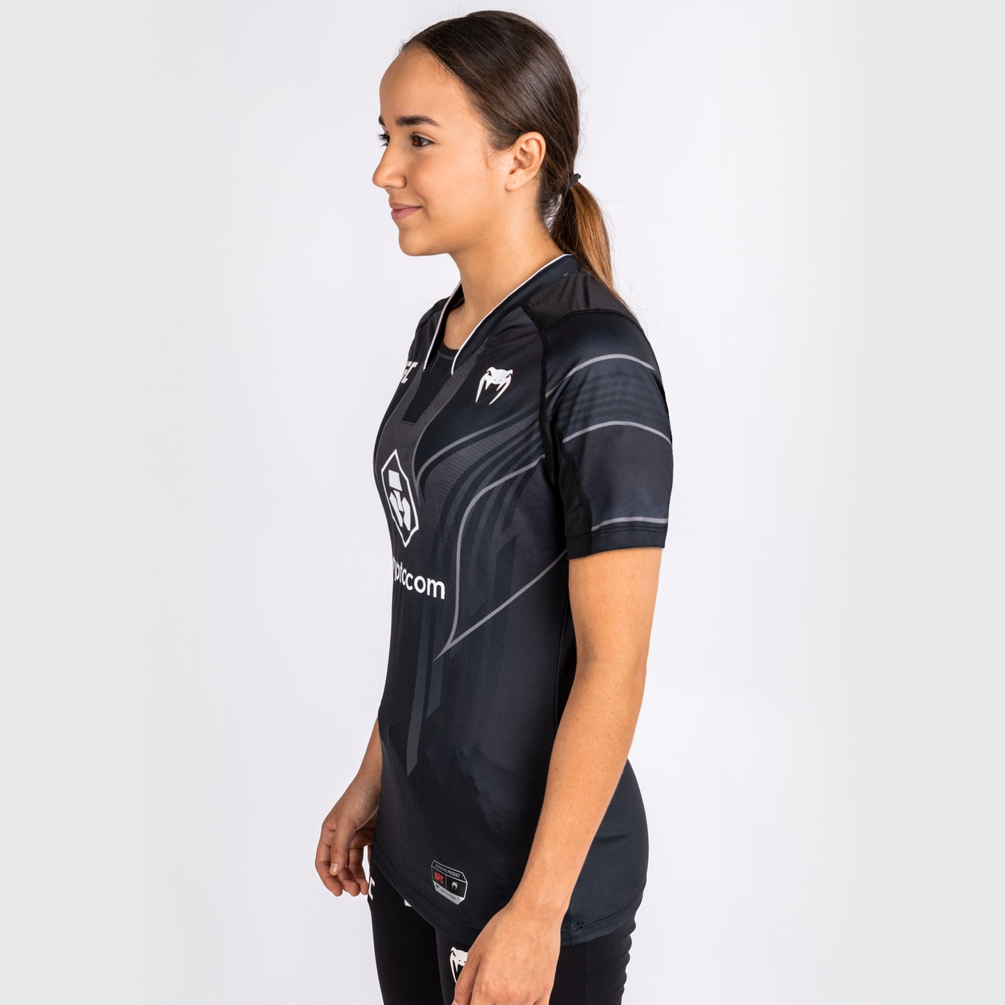 UFC Venum Personalized Authentic Fight Night 2.0 Kit by Venum Women's Walkout Jersey - Black
