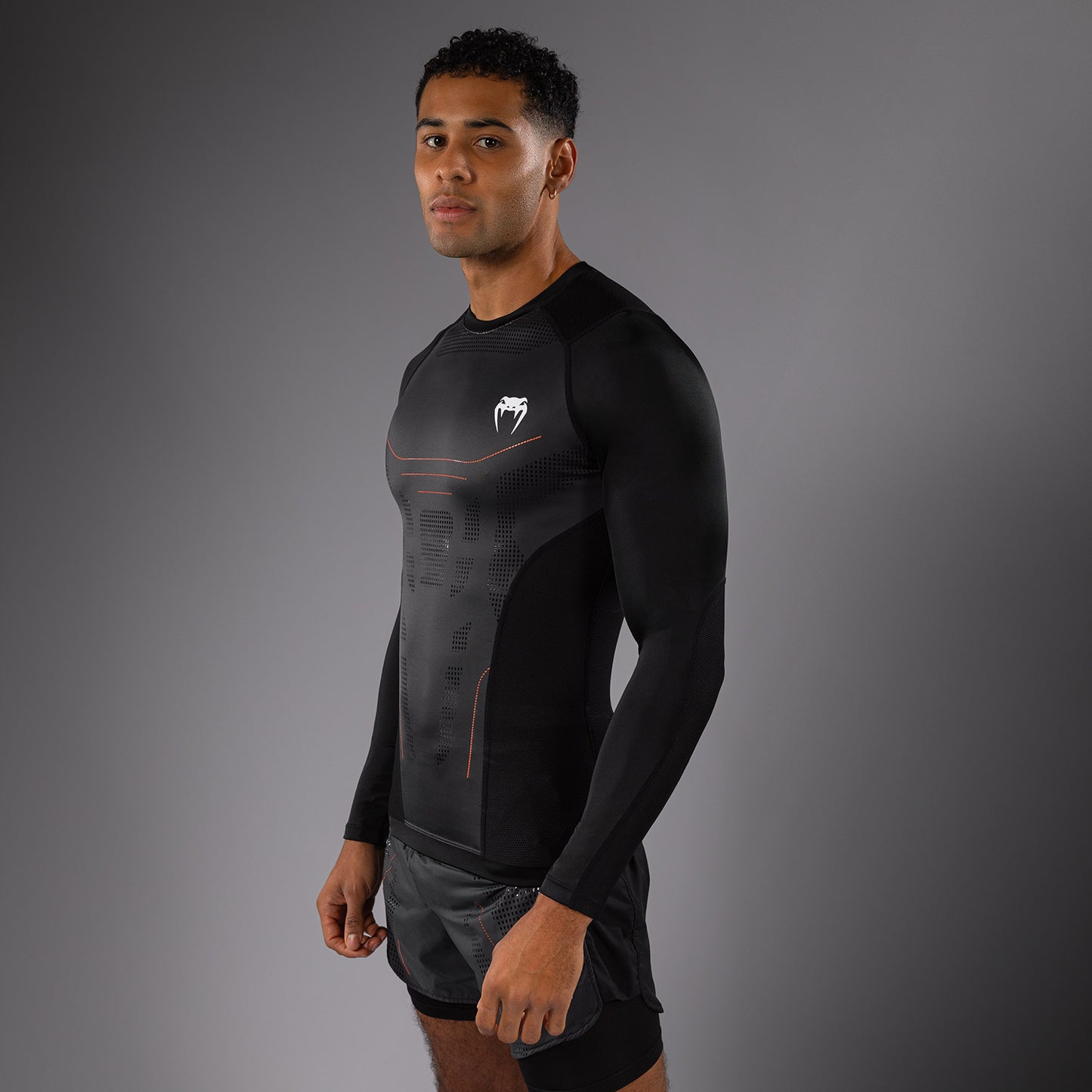 Venum Technical 3.0 Long Sleeve Rashguard - Graphite