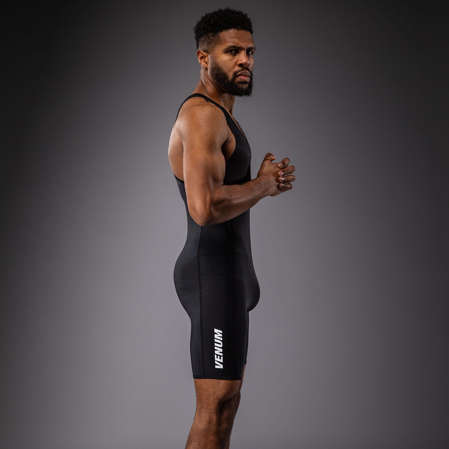 Venum Challenger Men's Wrestling Singlet - Black