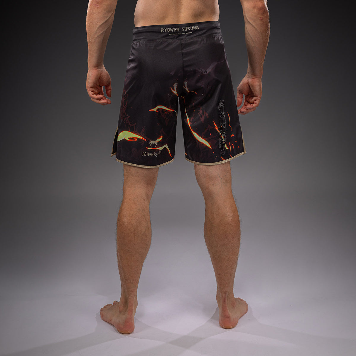 Jujutsu Kaisen x Venum Sukuna Fightshorts - Black/Beige