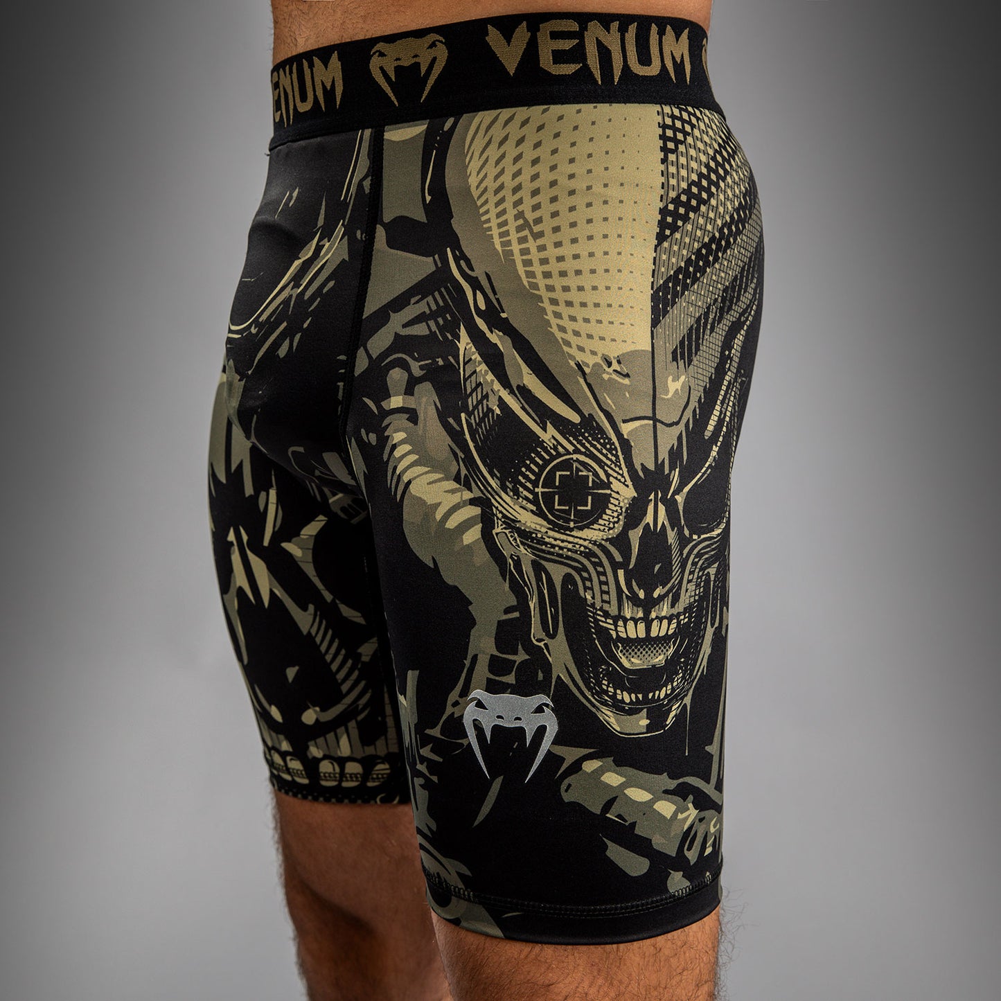Venum Invader Vale Tudo Shorts - Black/Sand