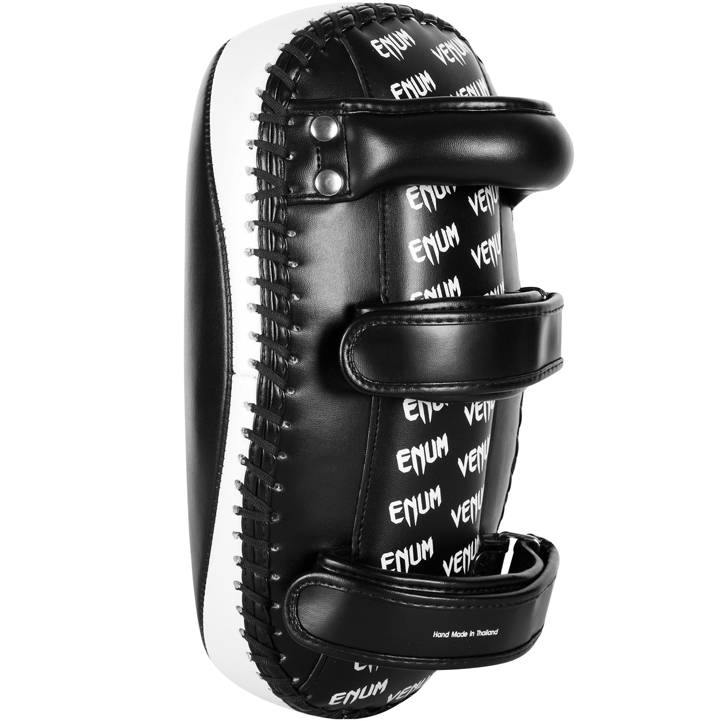 Venum Light Kick Pads - Skintex Leather - Black/Ice (Pair)