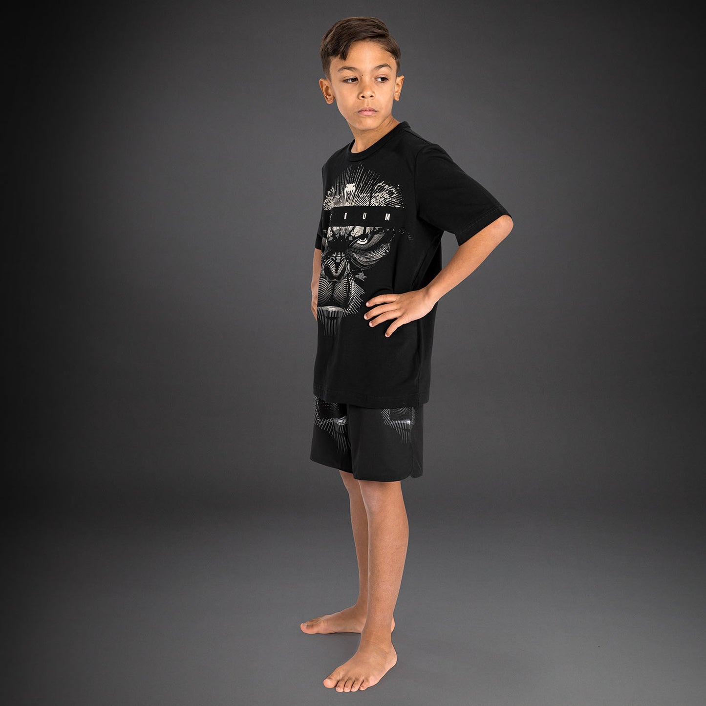 Venum Gorilla Jungle T-Shirt for Kids  - Black/White
