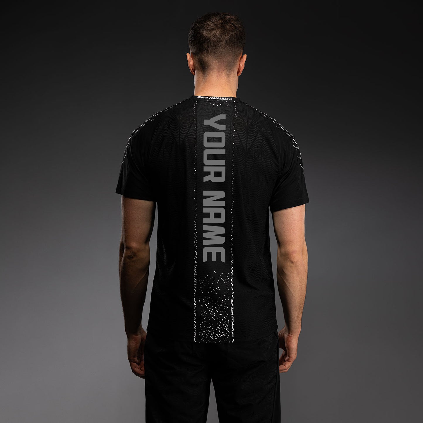 Men's UFC Zenith by Venum Black Authentic Fight Night Walkout Jersey Personalized