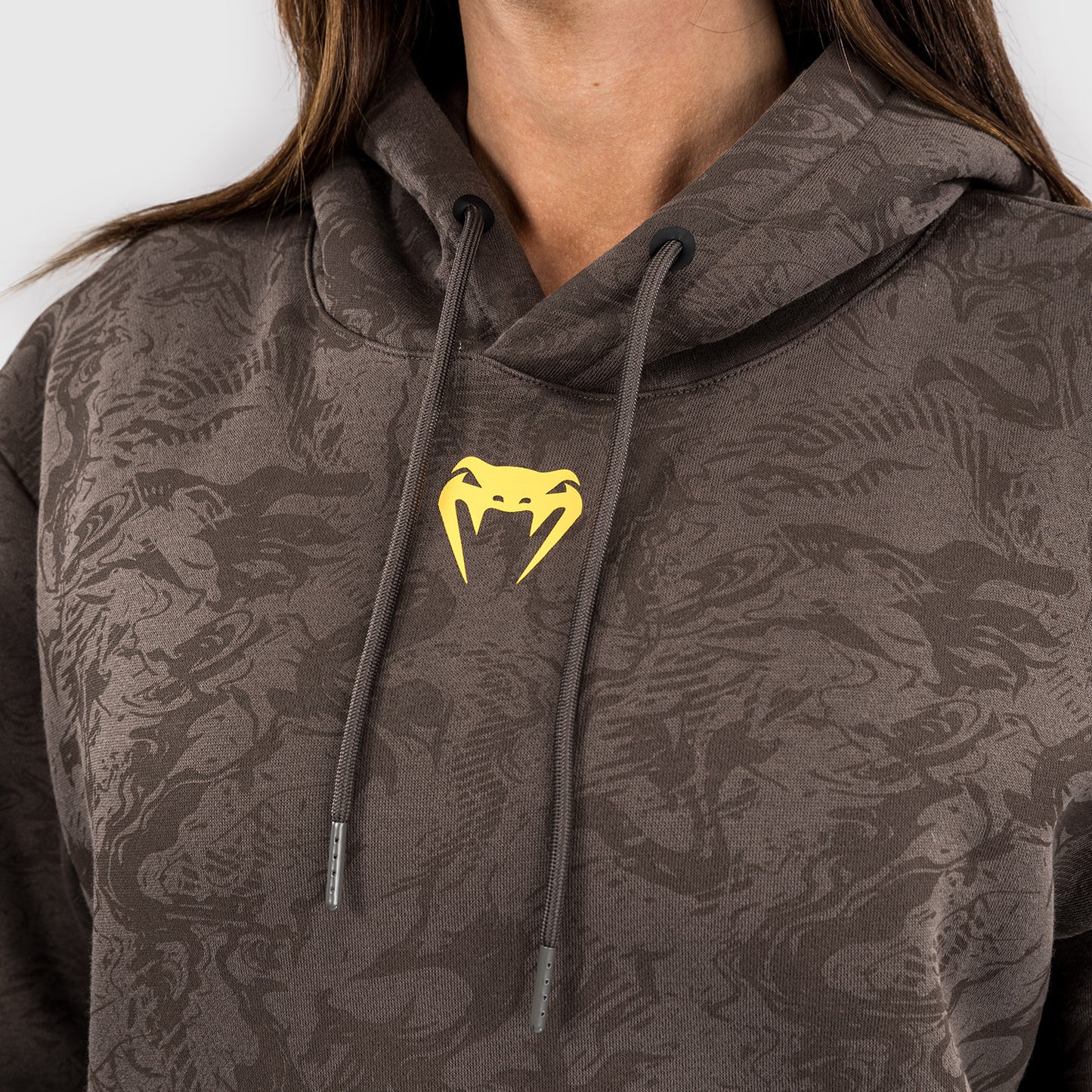 UFC Fusion by Venum Fight Week Women’s Pullover Hoodie - Earthen Brown