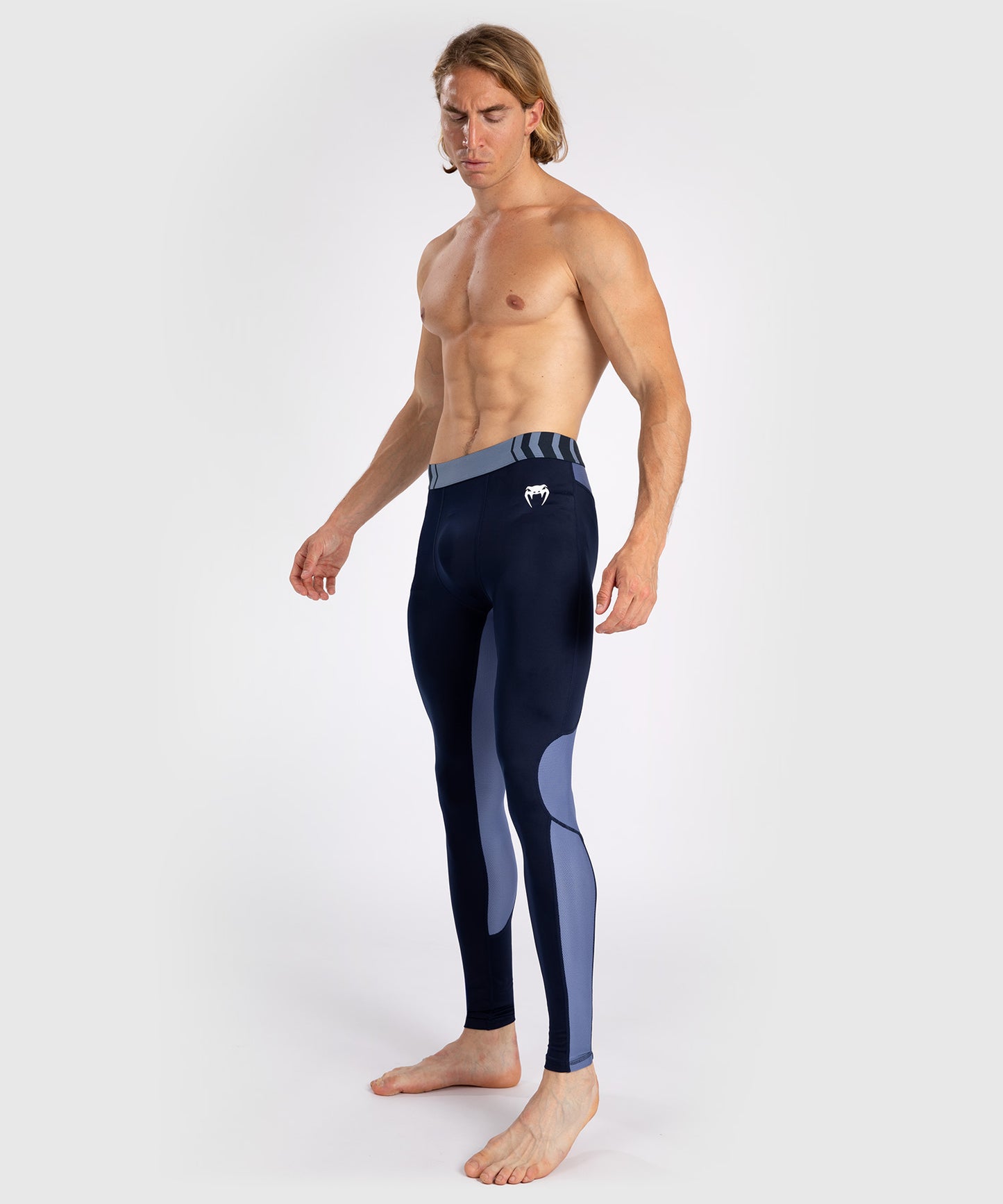 Venum Tempest Men's Spats - Navy Blue/Blue