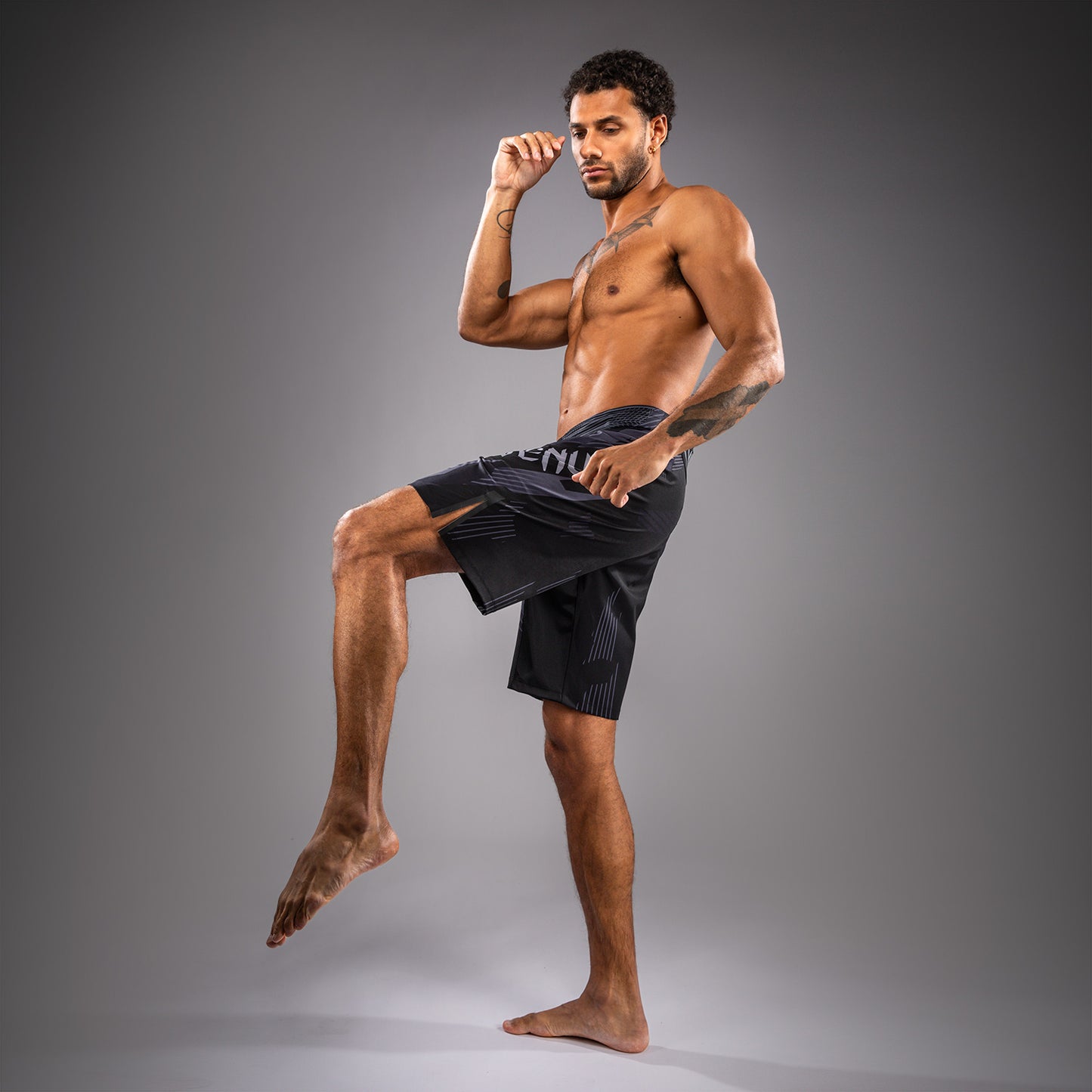 Venum No-Gi 6.0 Fight Shorts - Black/Grey