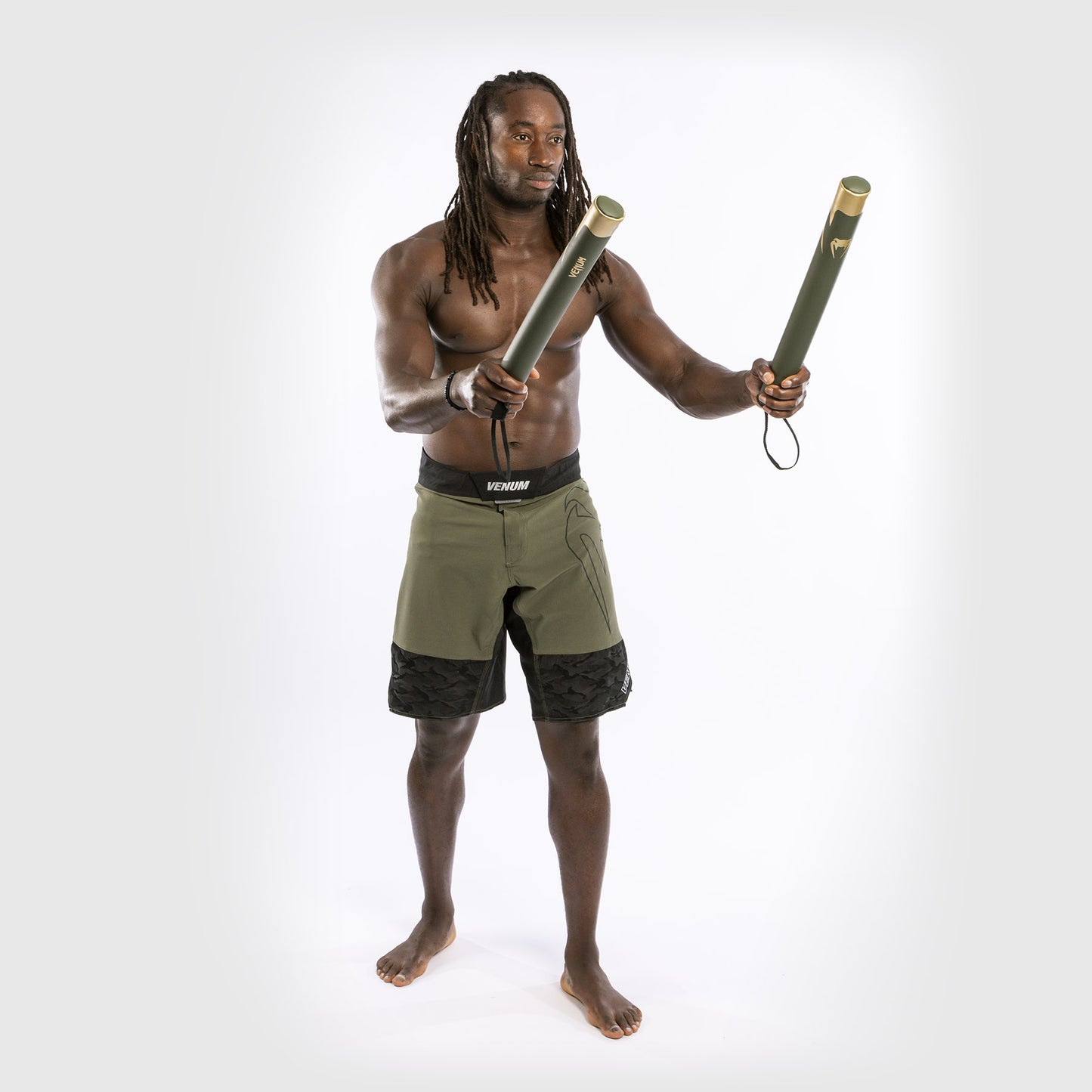 Venum Pro Boxing Sticks (Pair) - Khaki/Gold