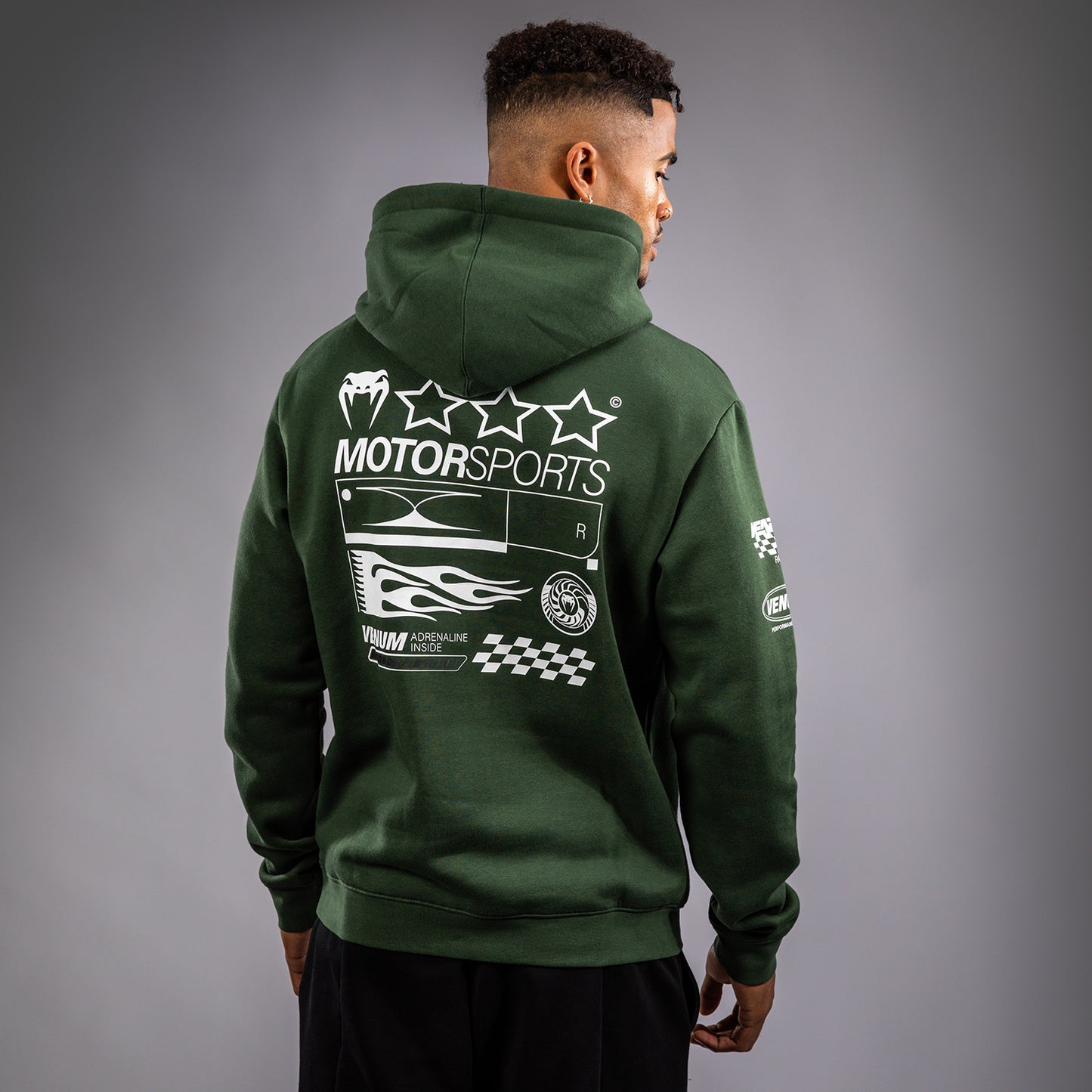 Venum Motorsport Hoodie - Deep Forest