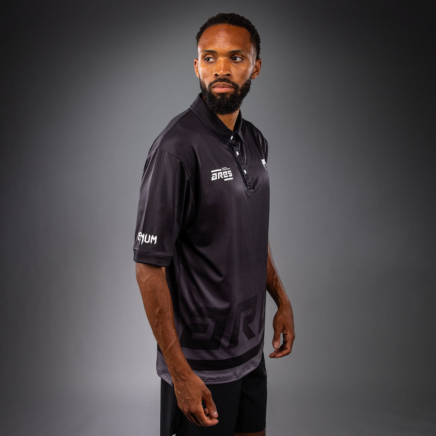 Venum x Ares Polo Shirt – Black