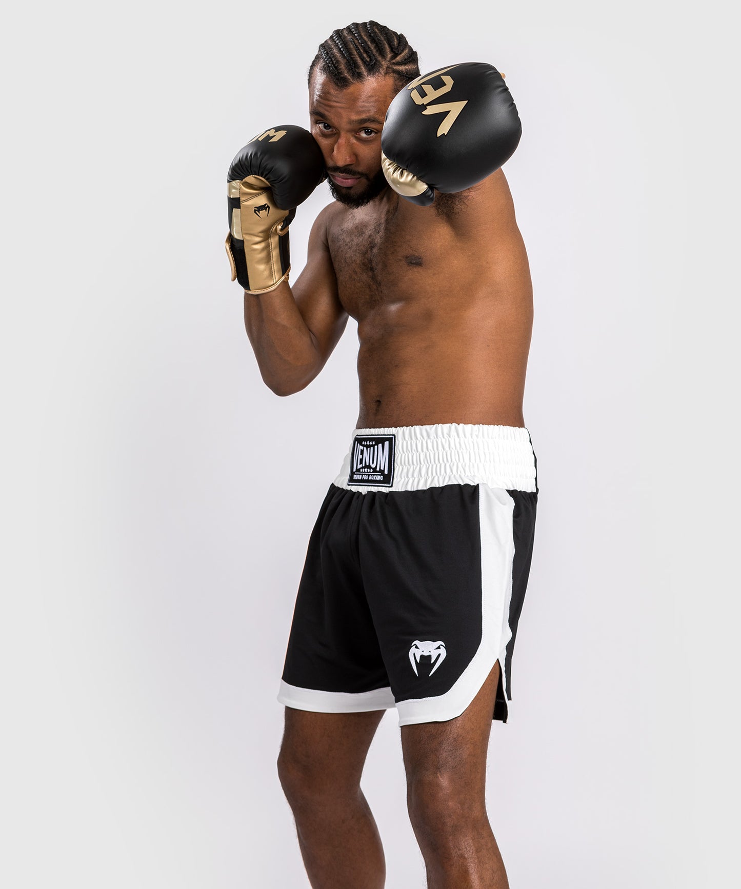 Venum Classic Boxing Shorts - Black/White