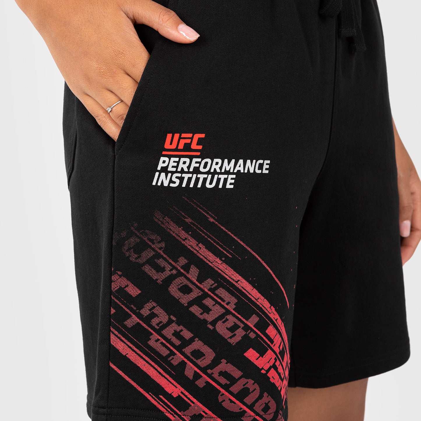UFC Venum performance institute 2.0 Coton Short - Black/Red