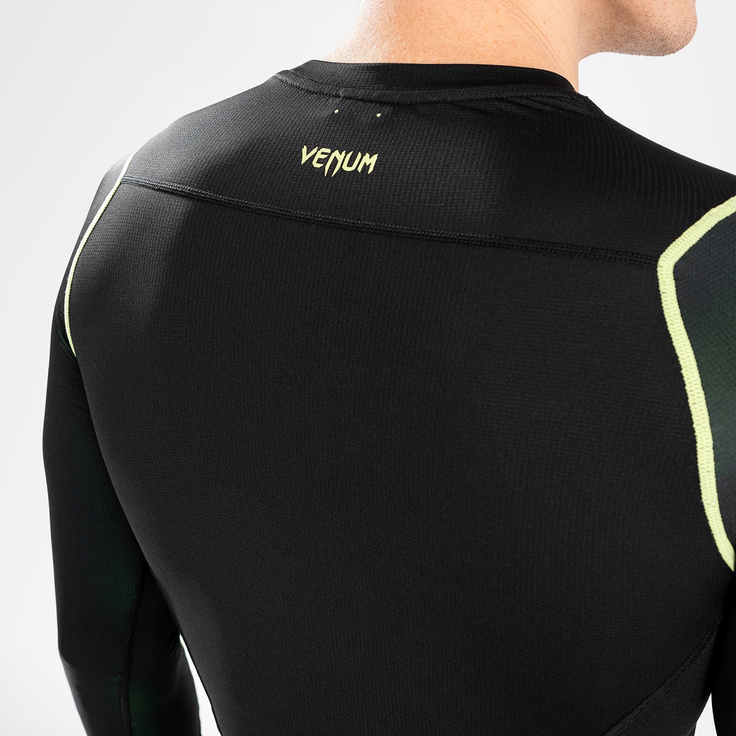 Venum Fusion 2.0 Rashguard long sleeves - Black/Yellow