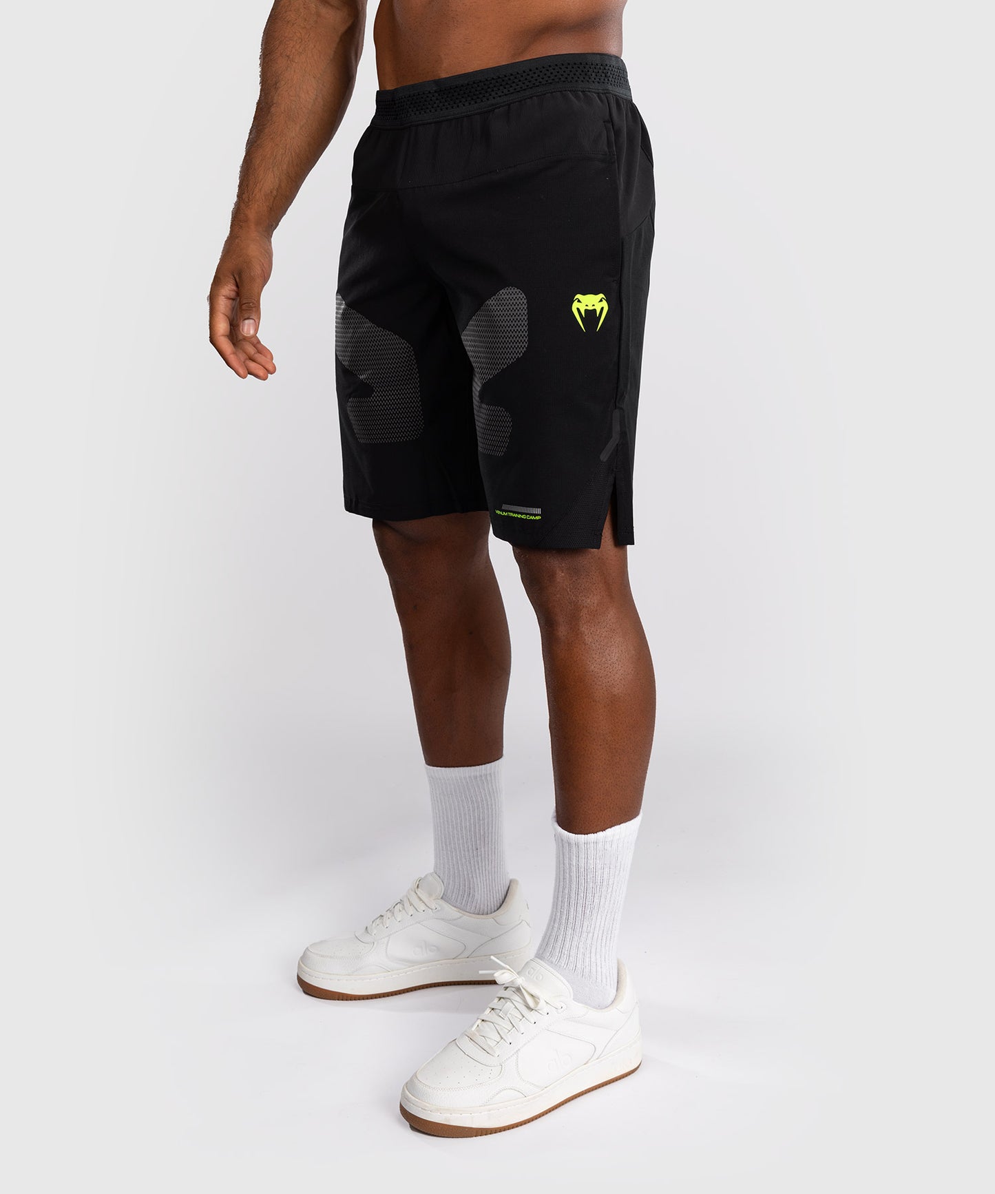 Venum Training Camp 4.0 Training Short - Black/Neon Green