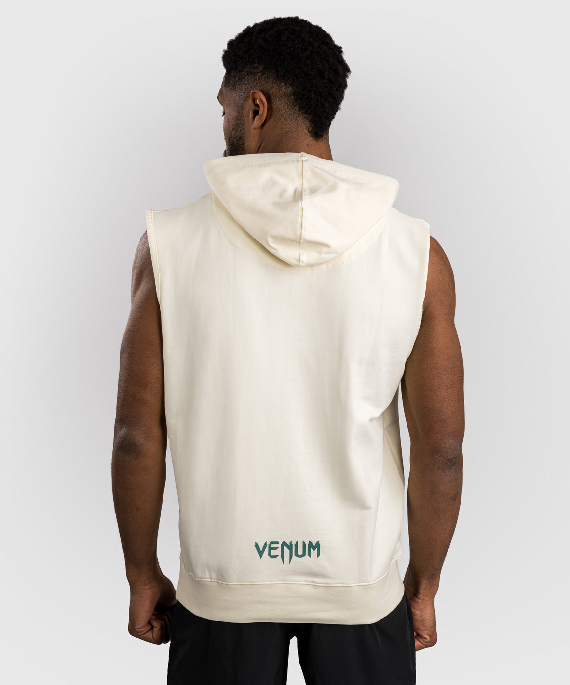 Venum Sparring Sleeveless Hoodies - Vanilla