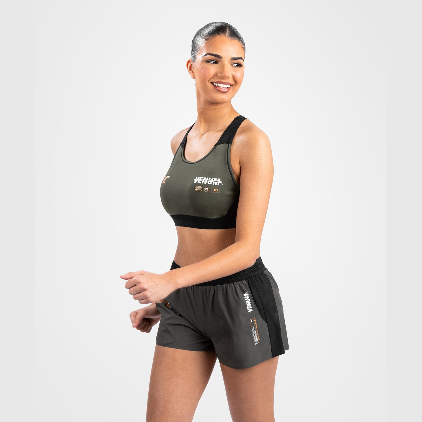 UFC Adrenaline by Venum Fight Week Women’s Performance Short - Khaki