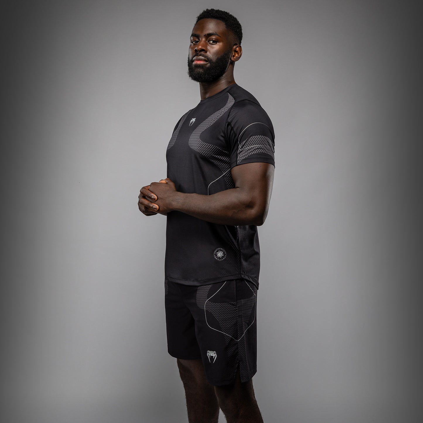 Venum Nexus Dry-Tech T-Shirt - Black/Silver