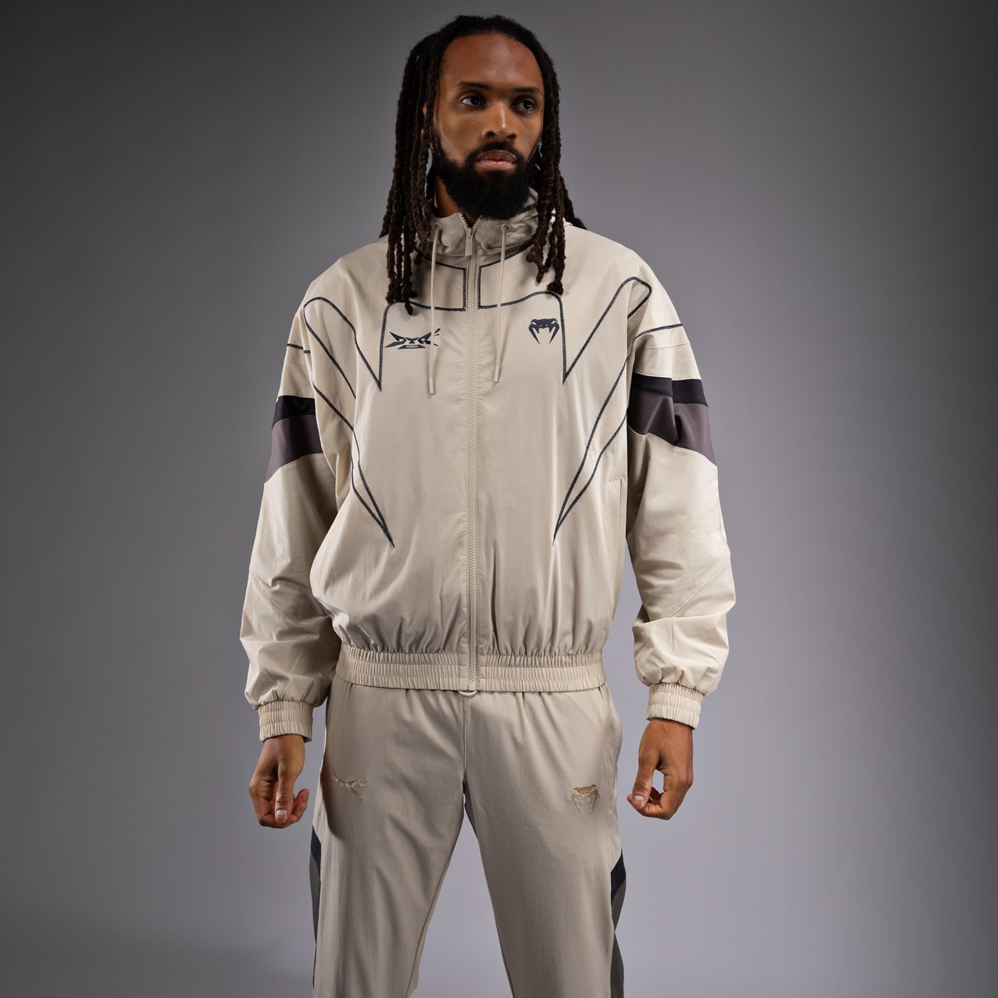 Venum x DTR Fight Attack 90 Tracksuit Jacket - Off-White