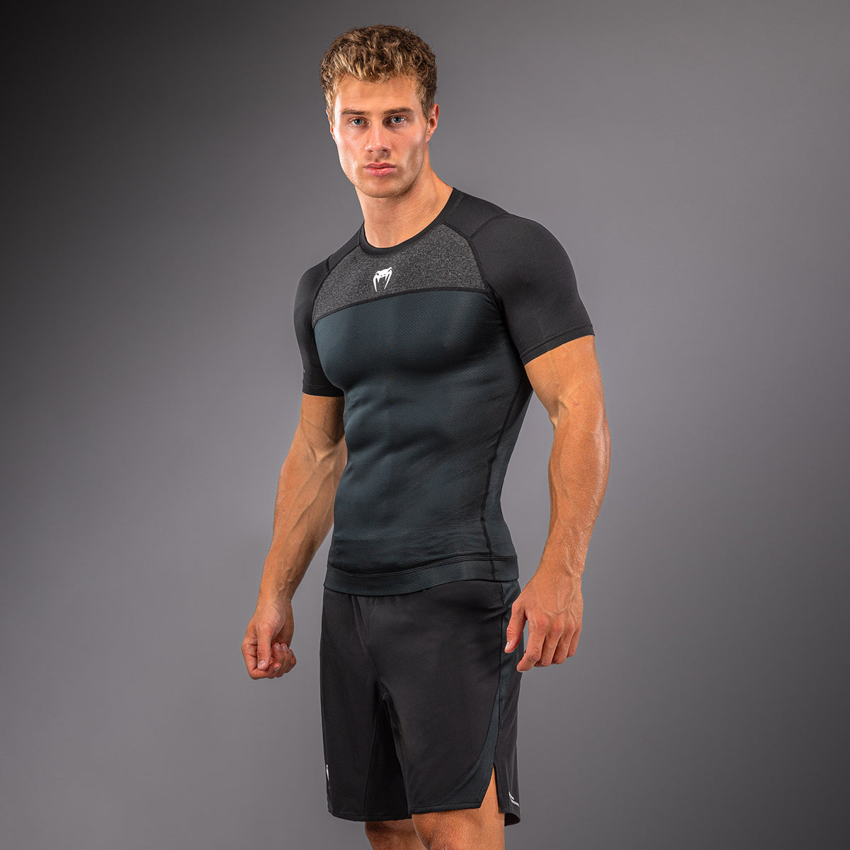 Venum G-Fit Scale Short Sleeve Rashguard - Black