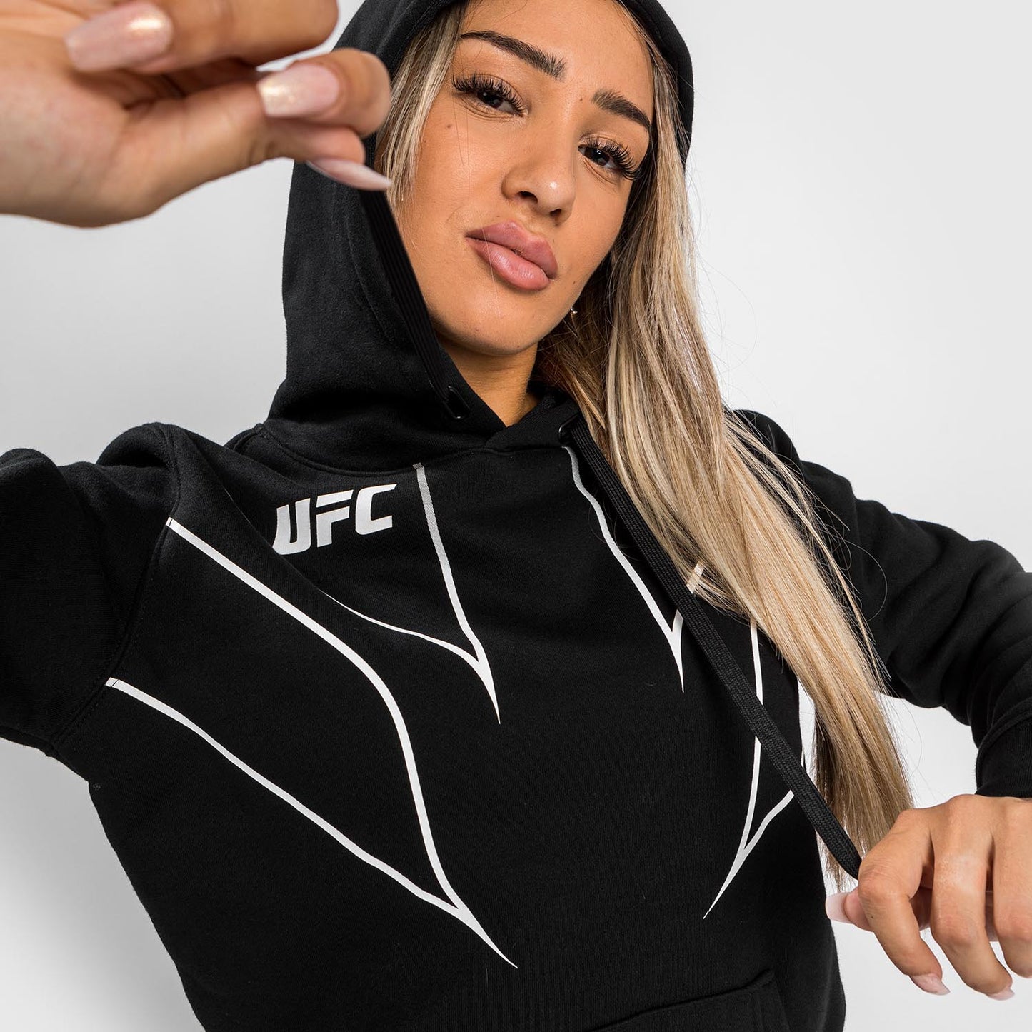 UFC Venum Fight Night 2.0 Replica Women's Hoodie - Black