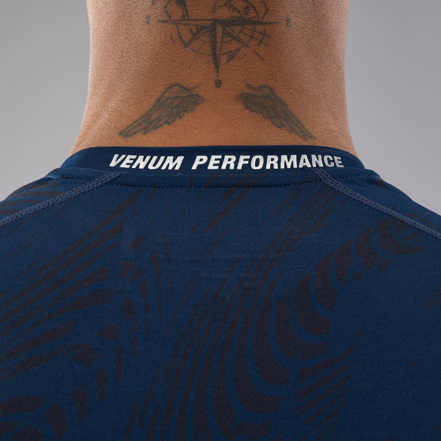 UFC Fusion by Venum Fight Week Men’s Performance Short Sleeve Rashguard - Oceanic Blue