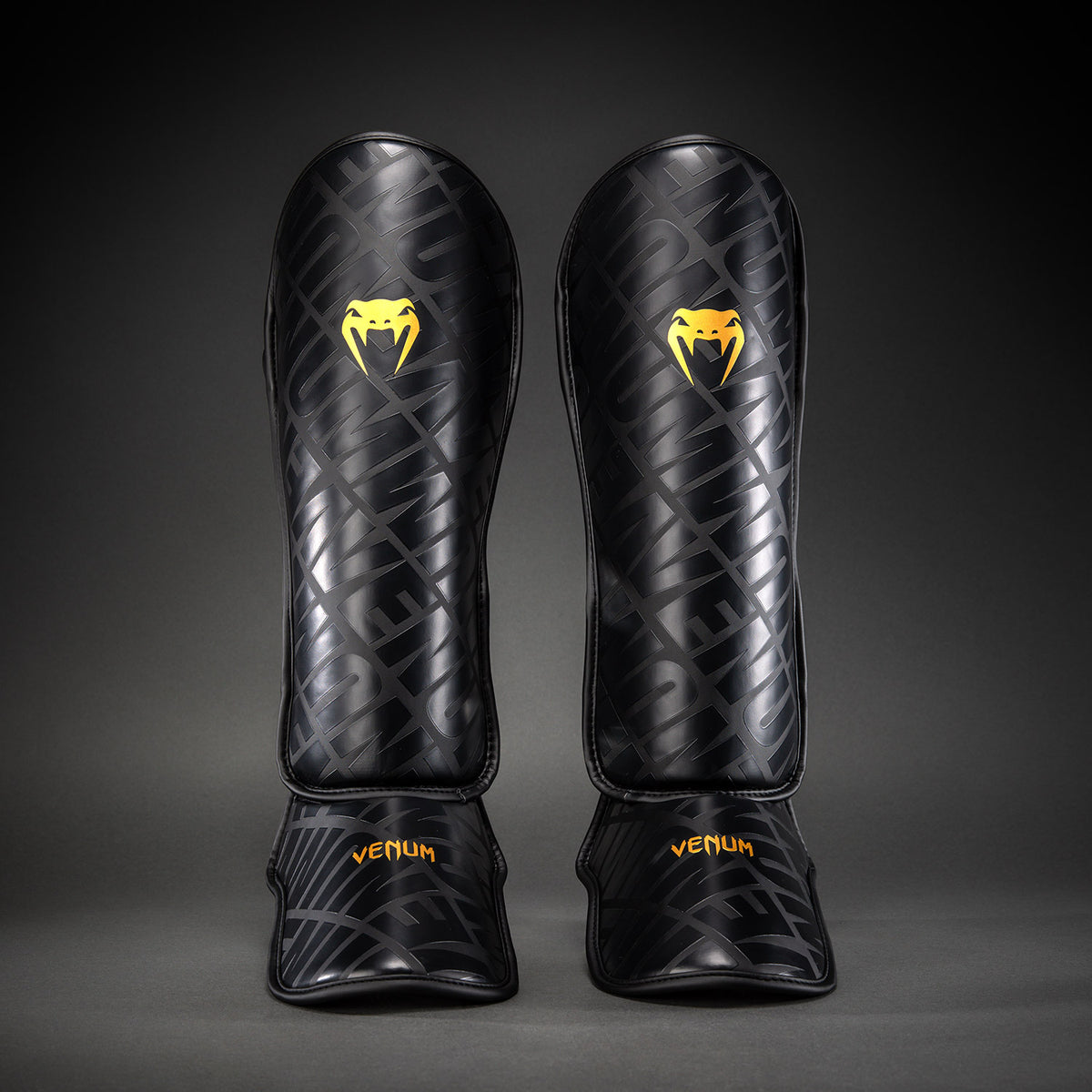 Venum Contender 1.5 XT 3D Shin Guards - Black/Gold
