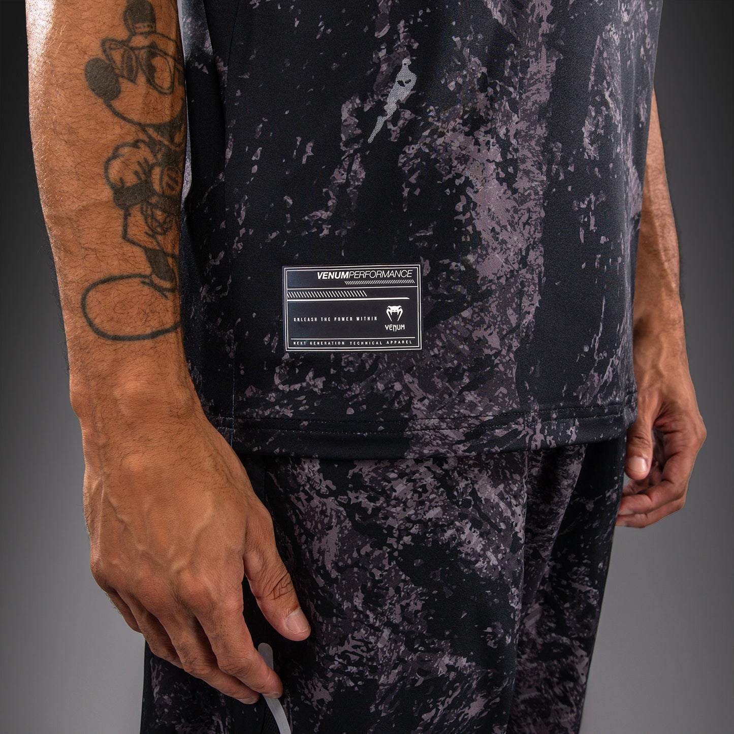 Venum Rage & Workout Dry Tech Tank Top - Black/Grey